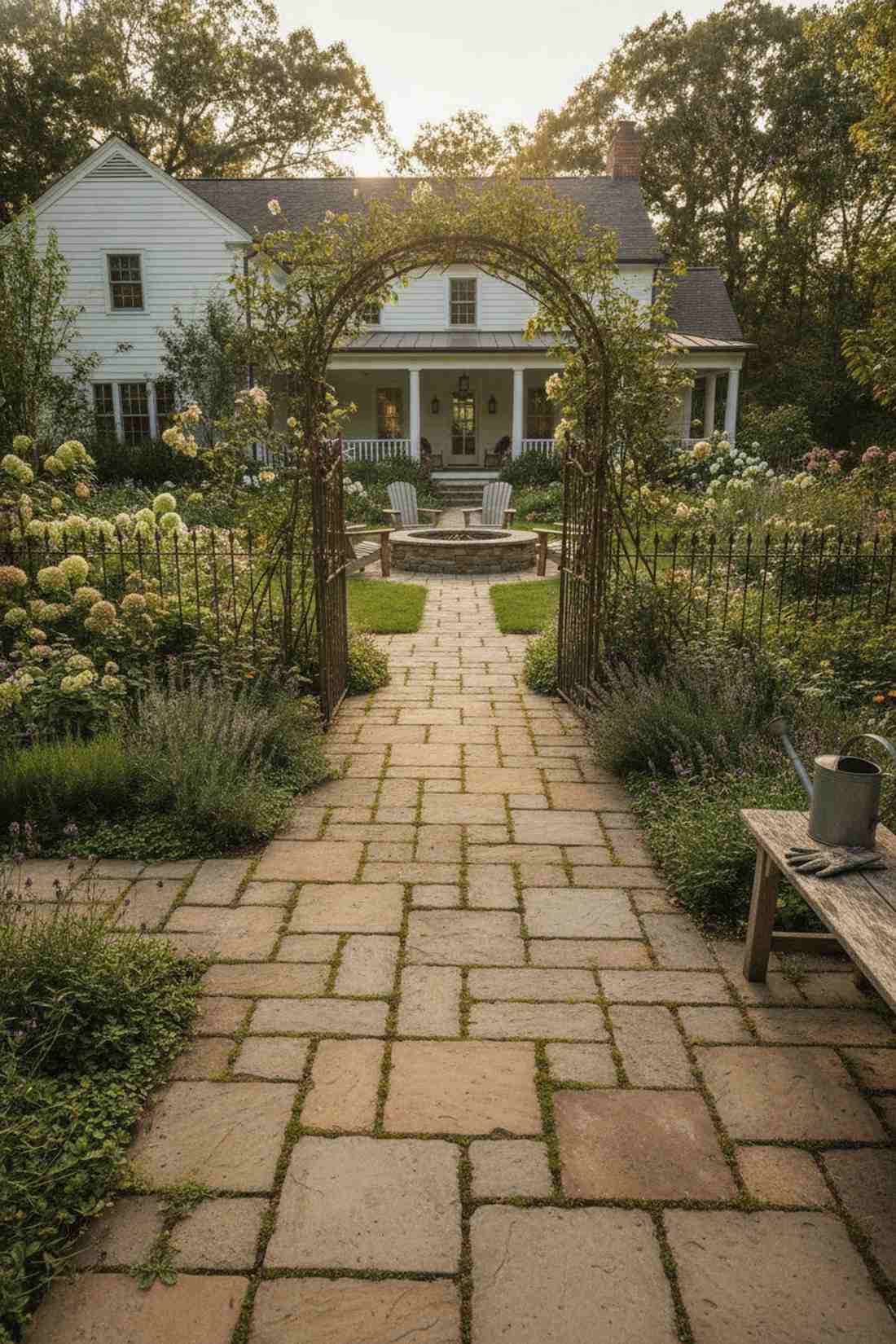 tumbled edge antiqued pavers