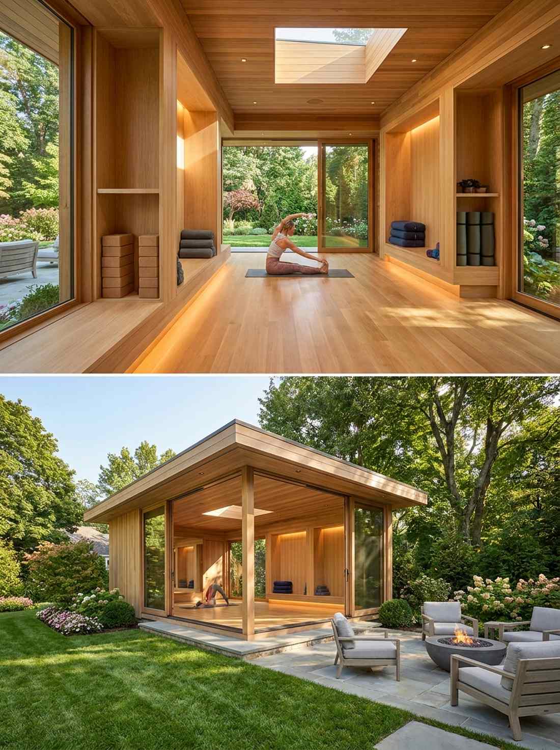 wellness retreat with yoga studio