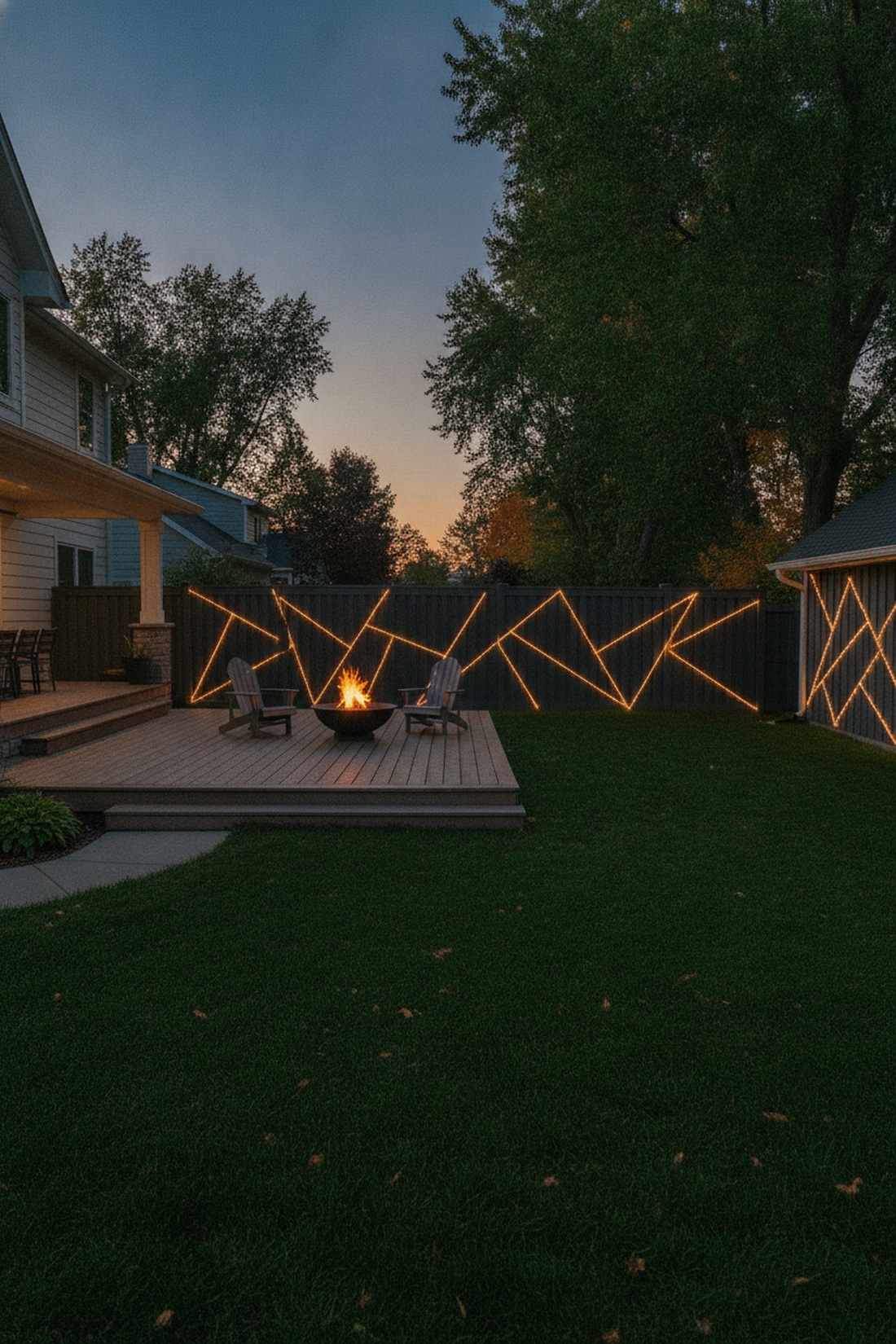 zigzag fence pattern