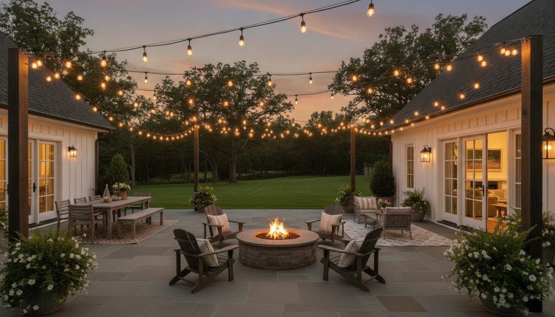 287 garden lights string vertical