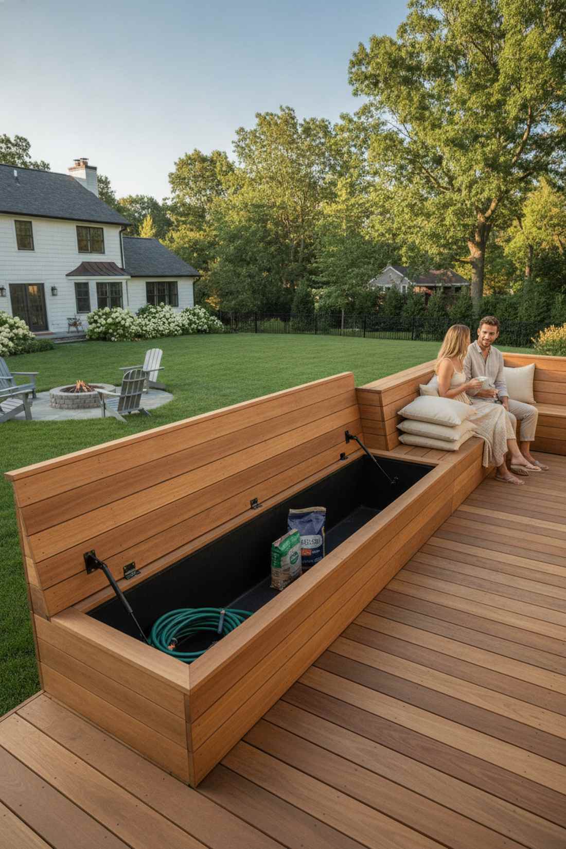 bench seating with storage