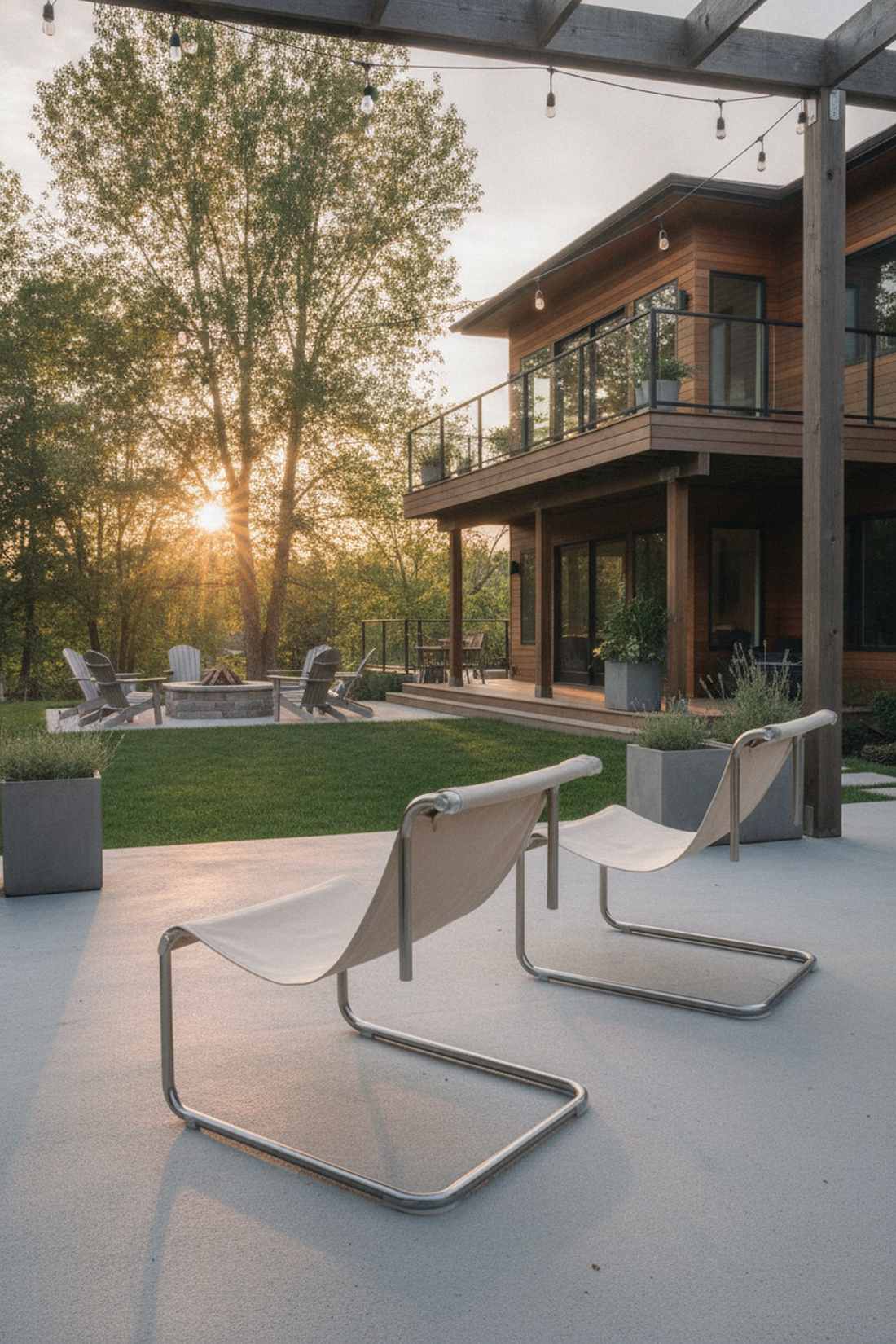 cantilever spring chair