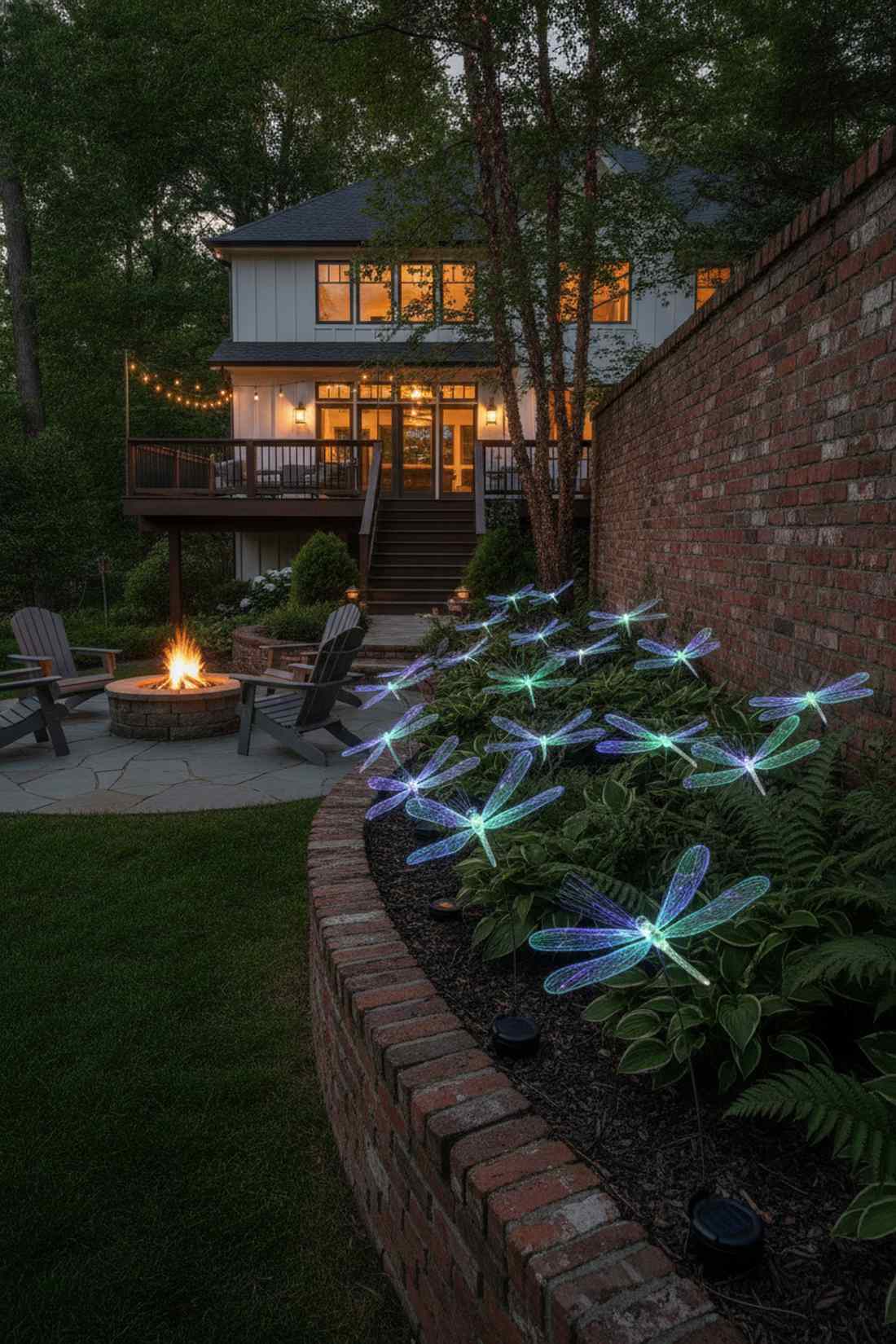 dragonfly garden stakes