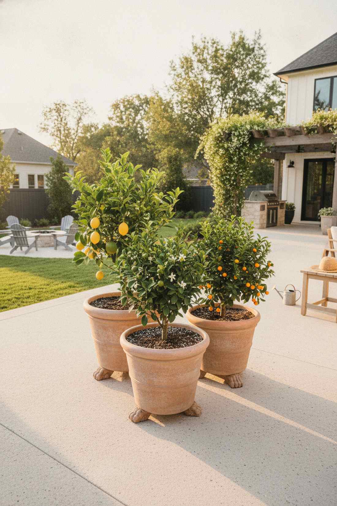 dwarf citrus container groves