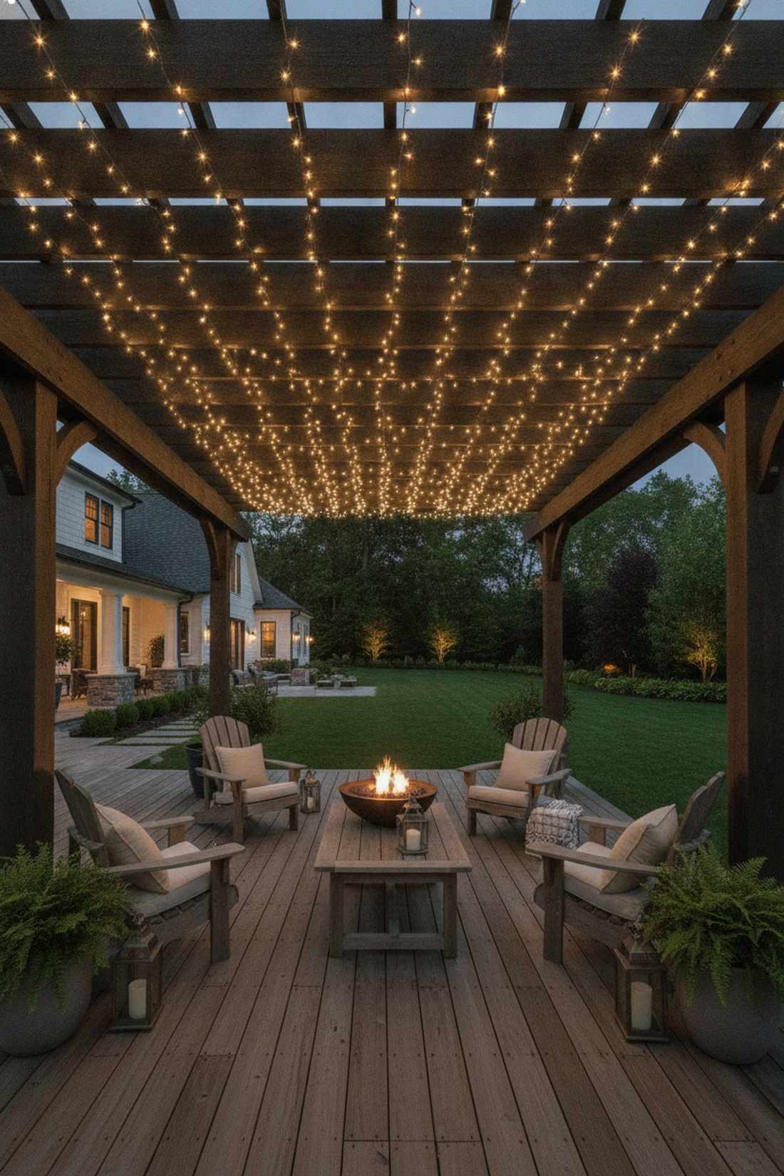 enchanted fairy light canopy