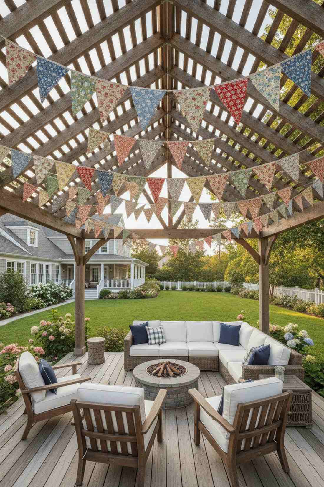 fabric banner garland