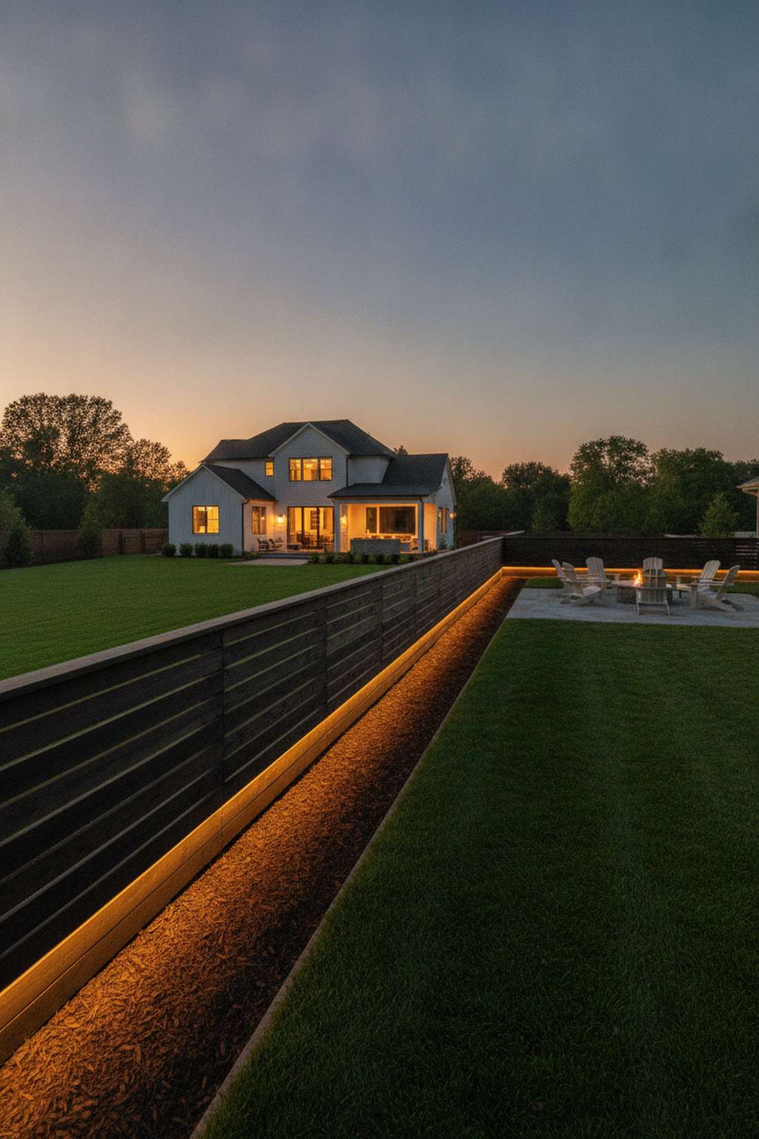 fence base led strips