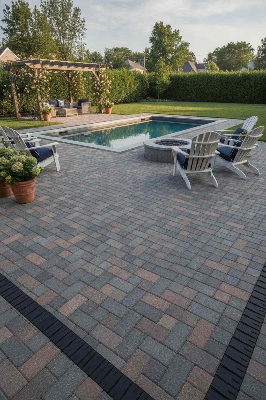 geometric paver patterns