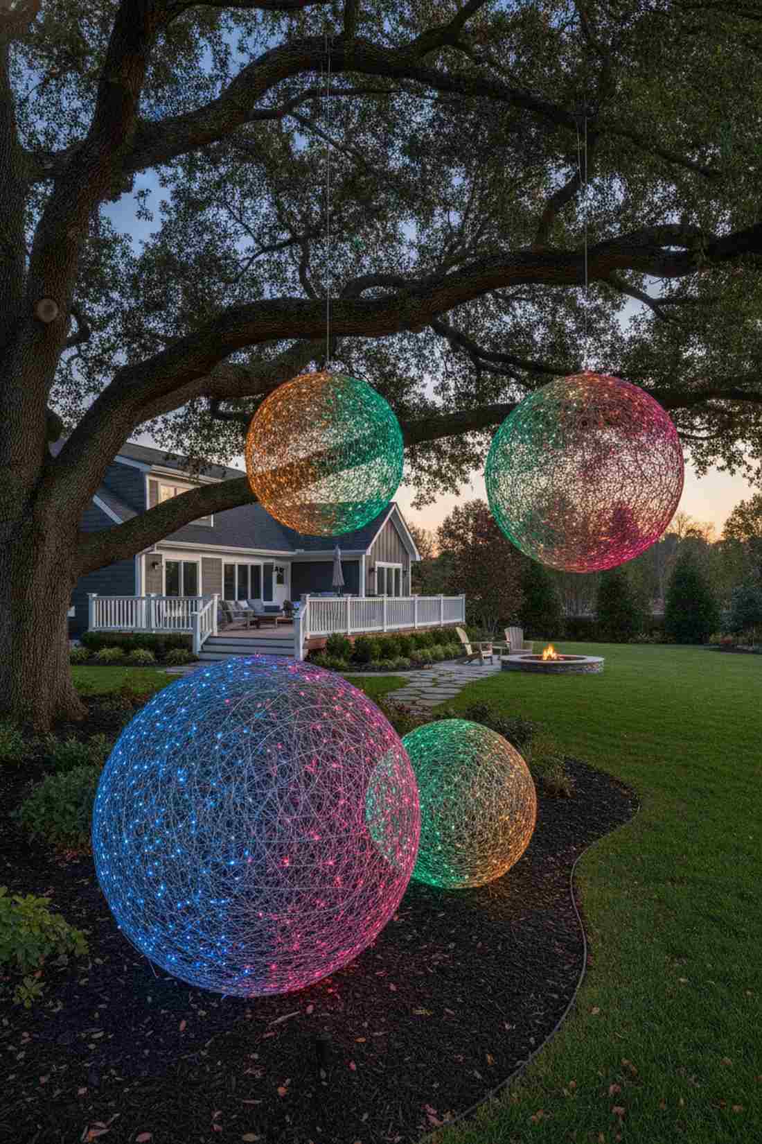 light ball sphere clusters