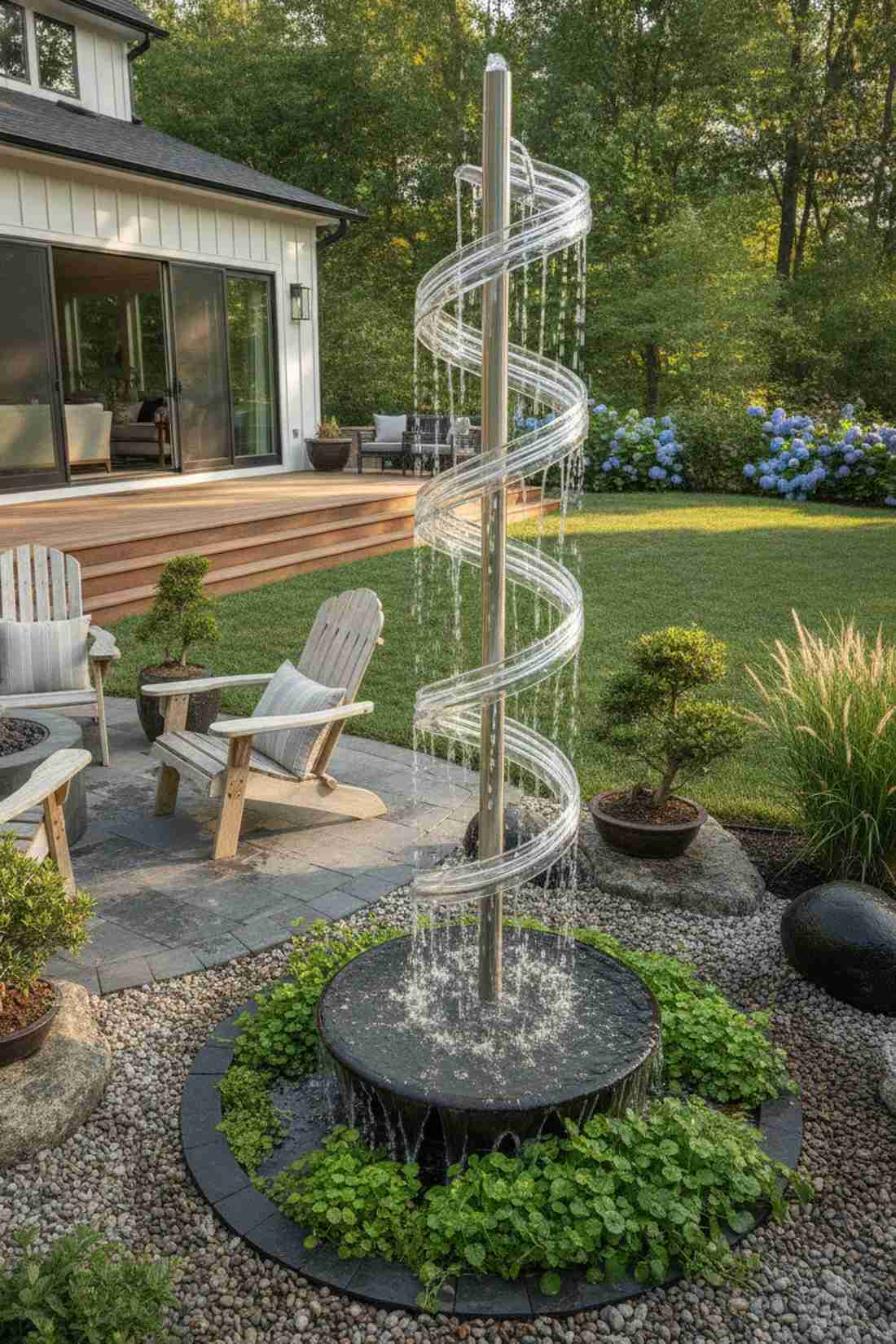 log roll spiral tower
