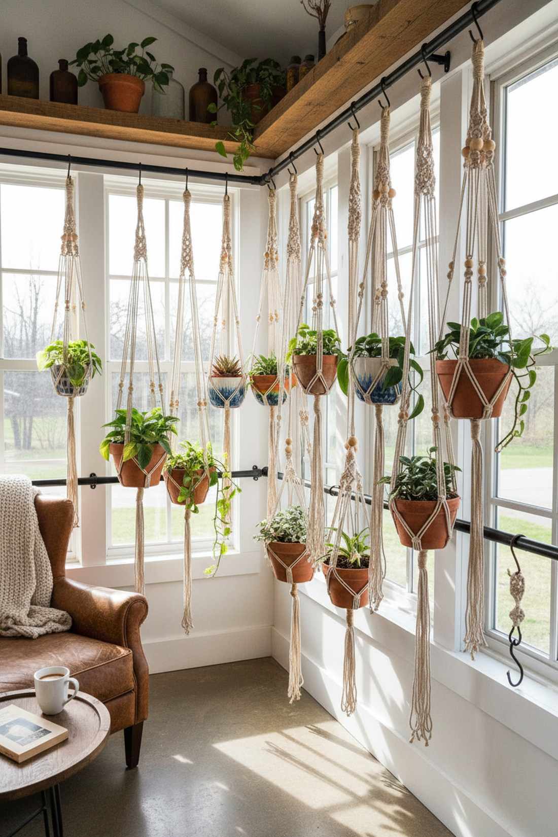 macrame plant hangers