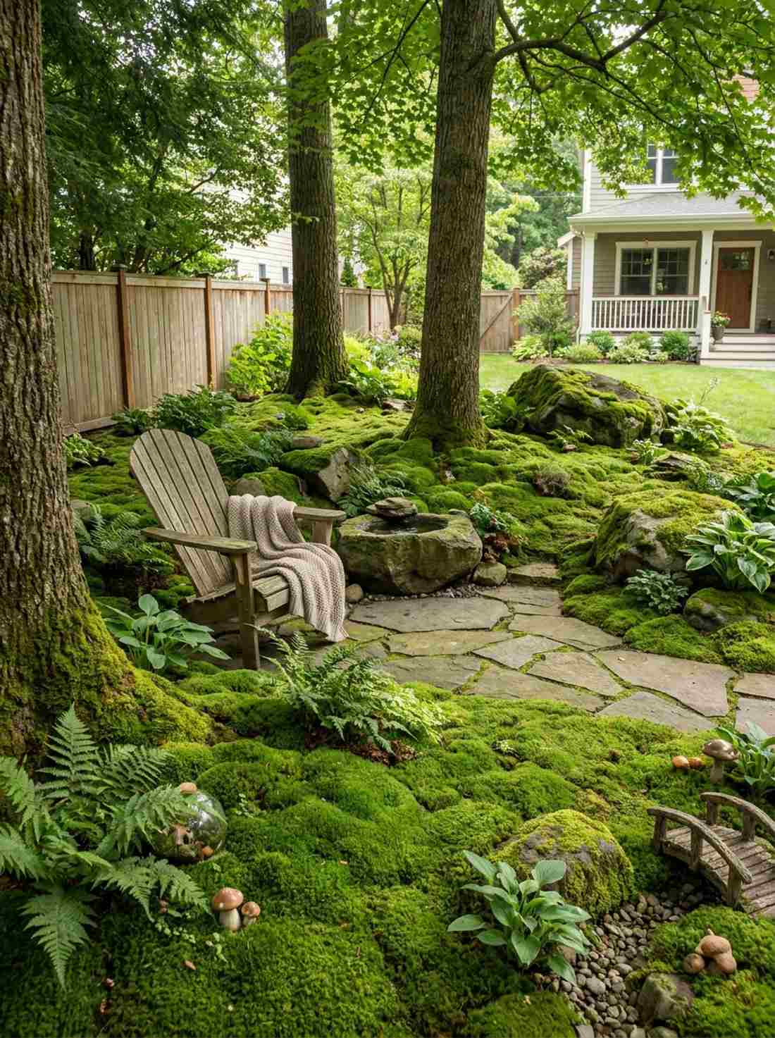 moss garden simplicity