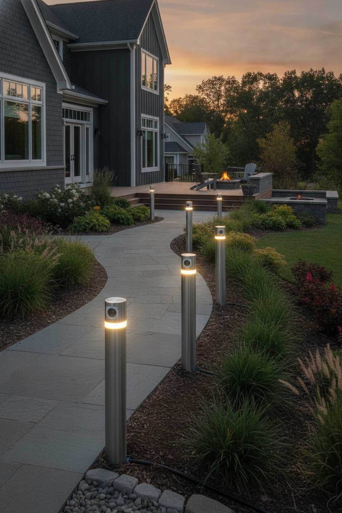 motion activated bollards