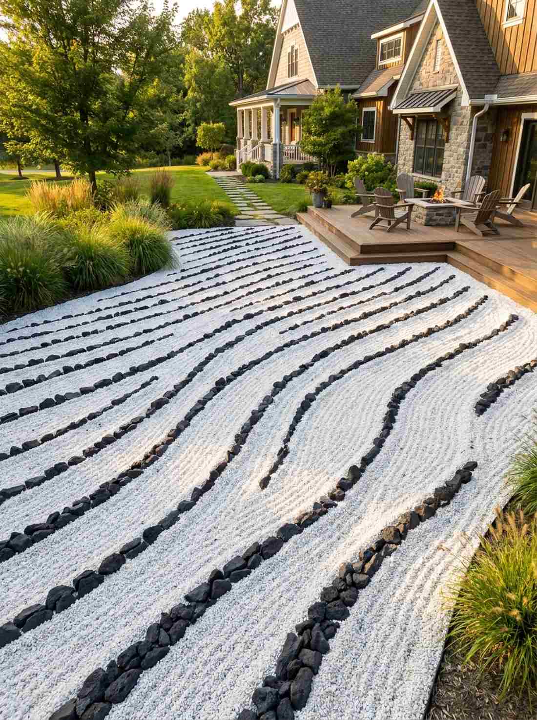 ocean wave rock pattern