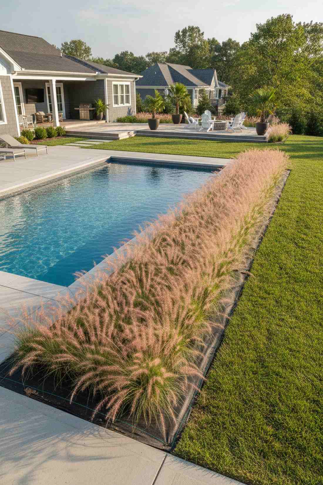 ornamental grass borders