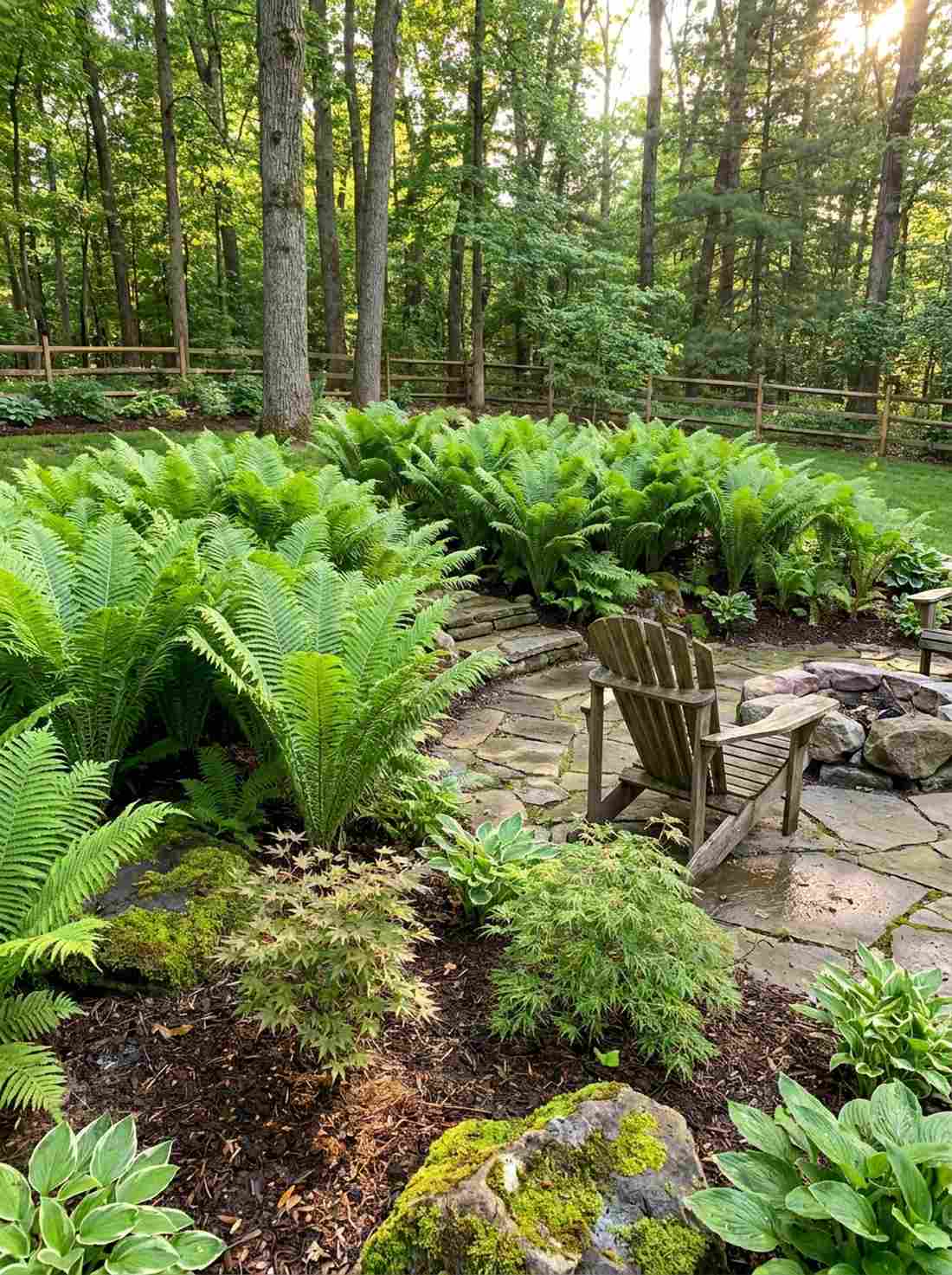 ostrich fern matteuccia struthiopteris