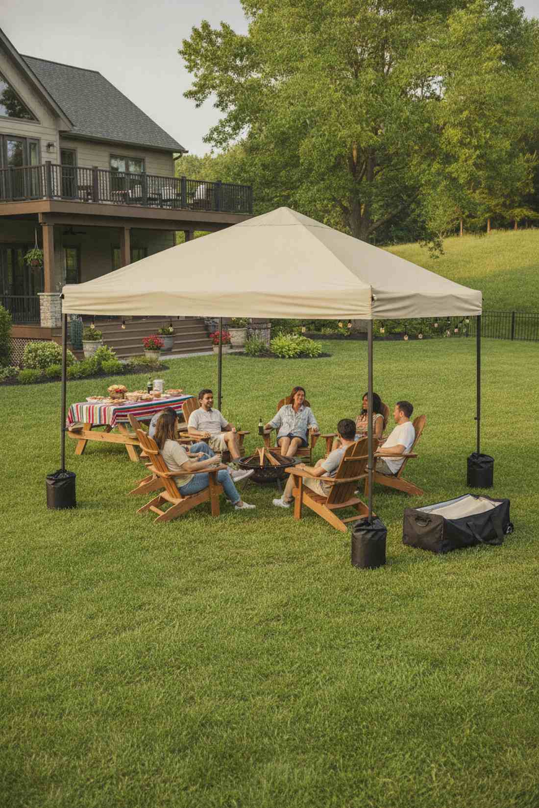 portable gazebo with bag