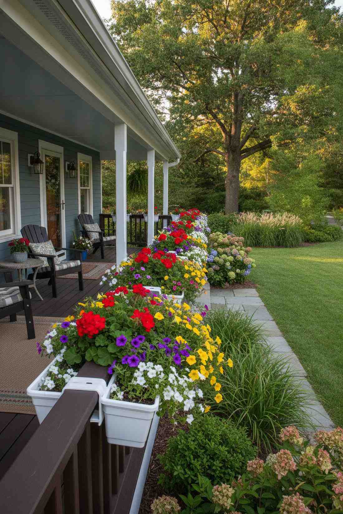 railing top mini garden