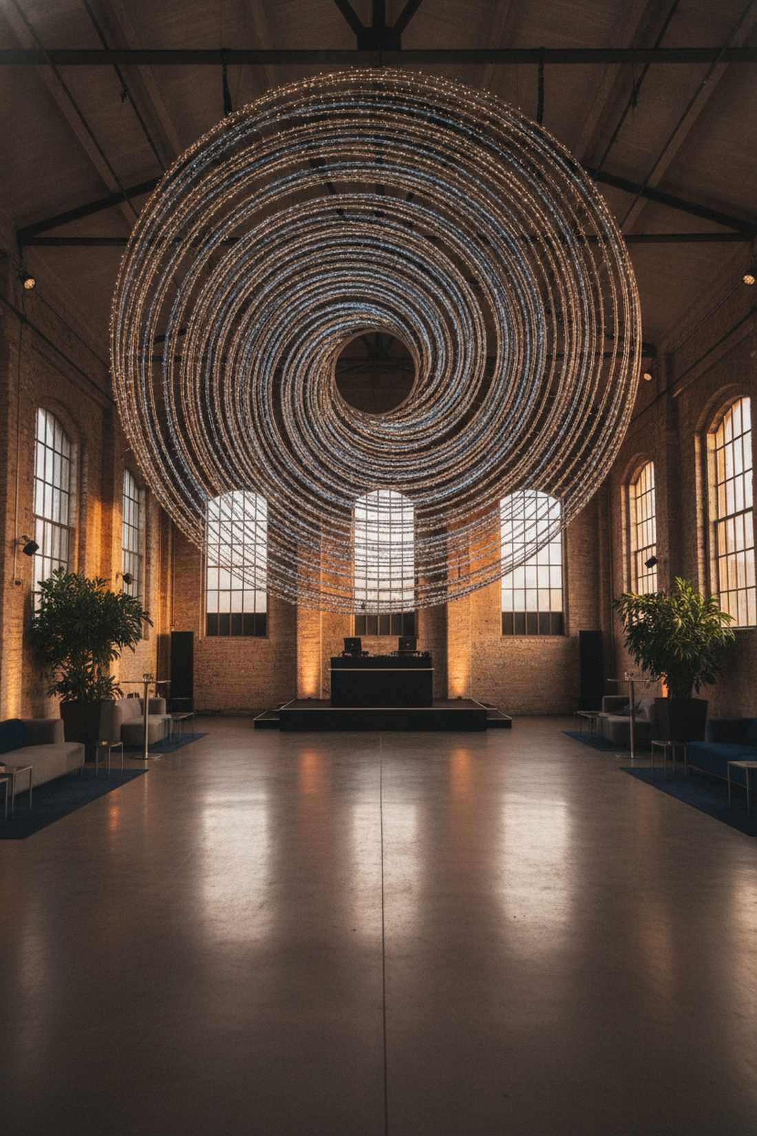 spiral vortex dance focal point