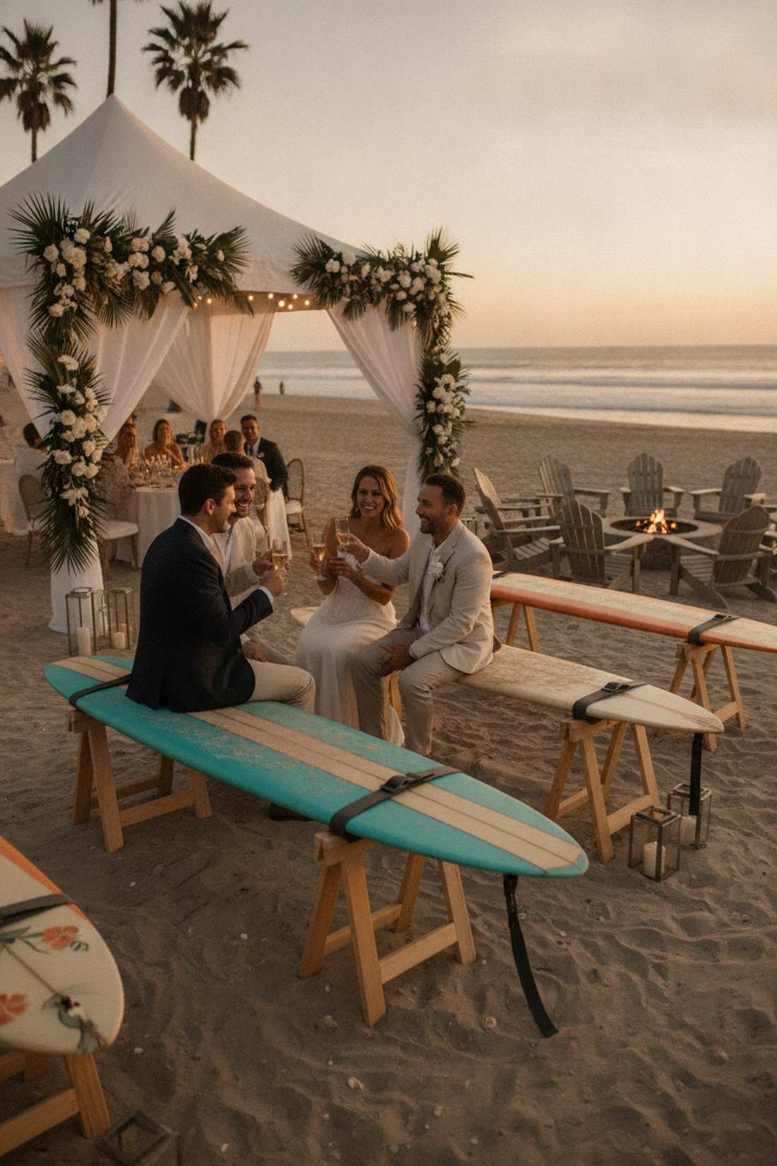 surfboard benches