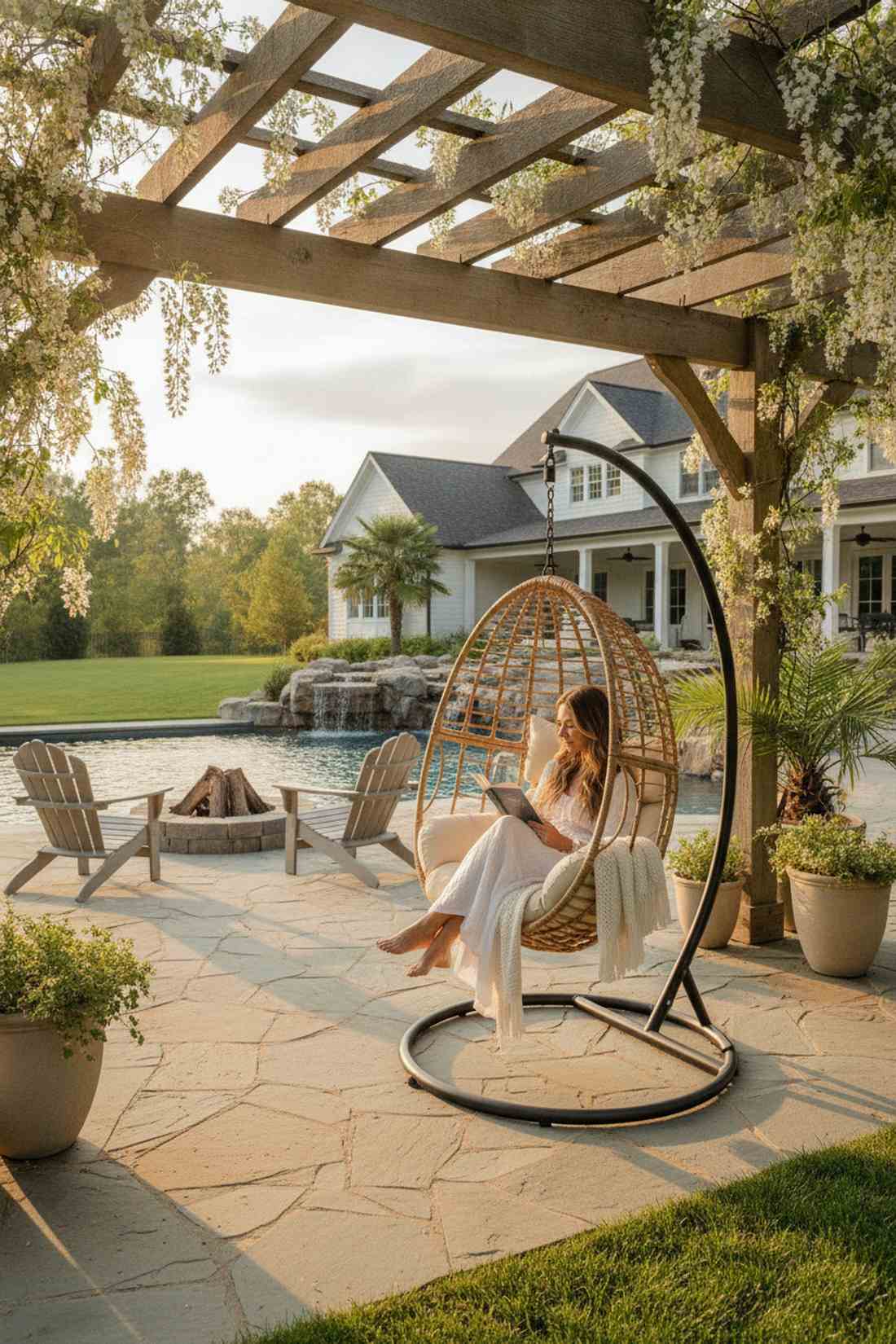 suspended swing seating
