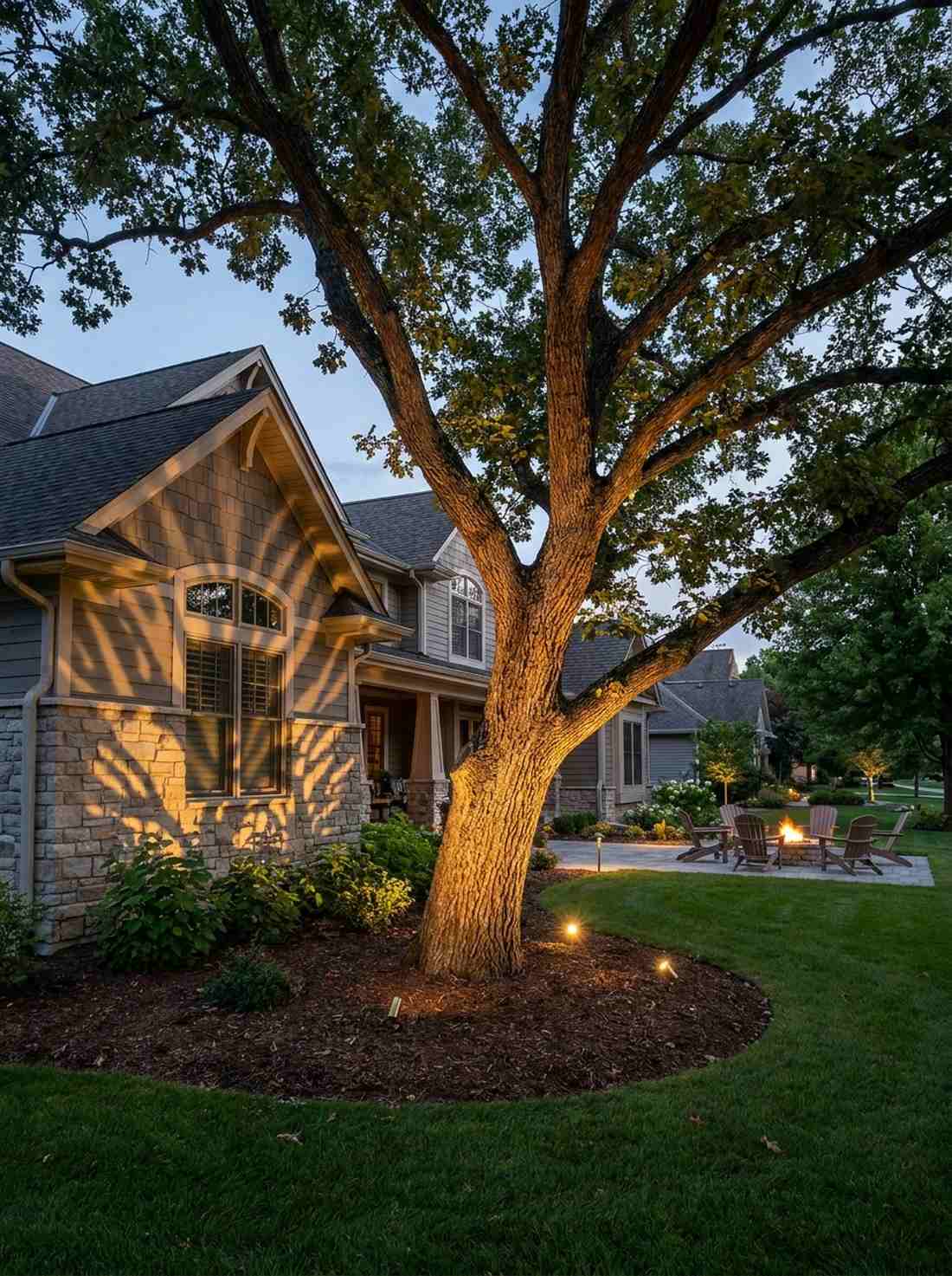 uplighting for specimen trees