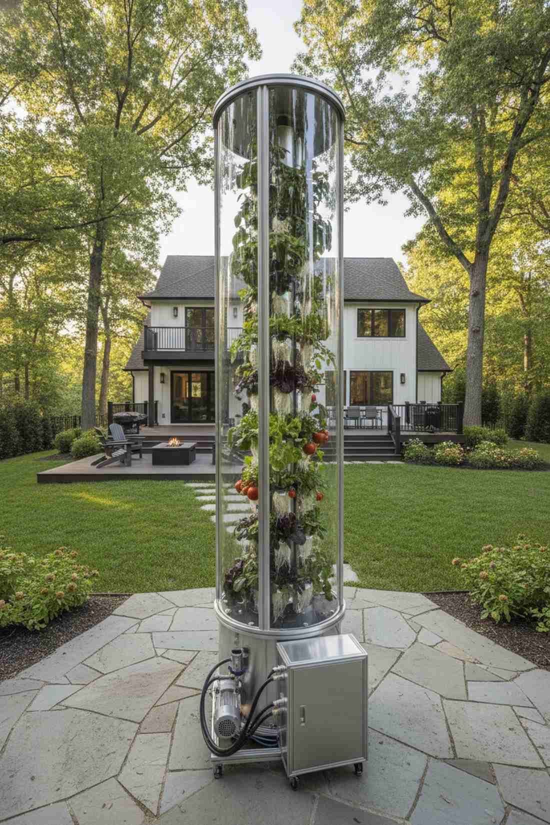 vertical aeroponic system