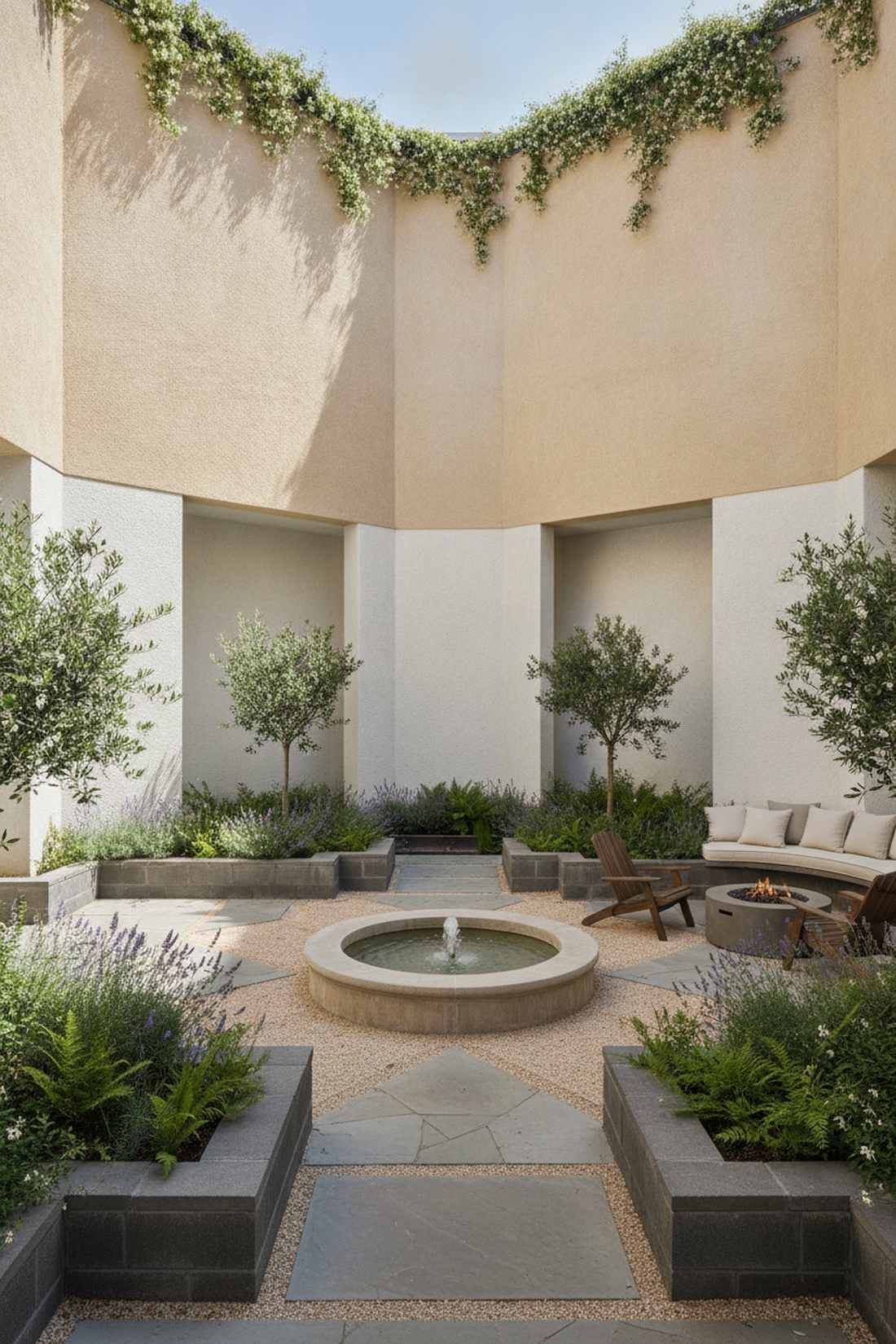 wall enclosed privacy