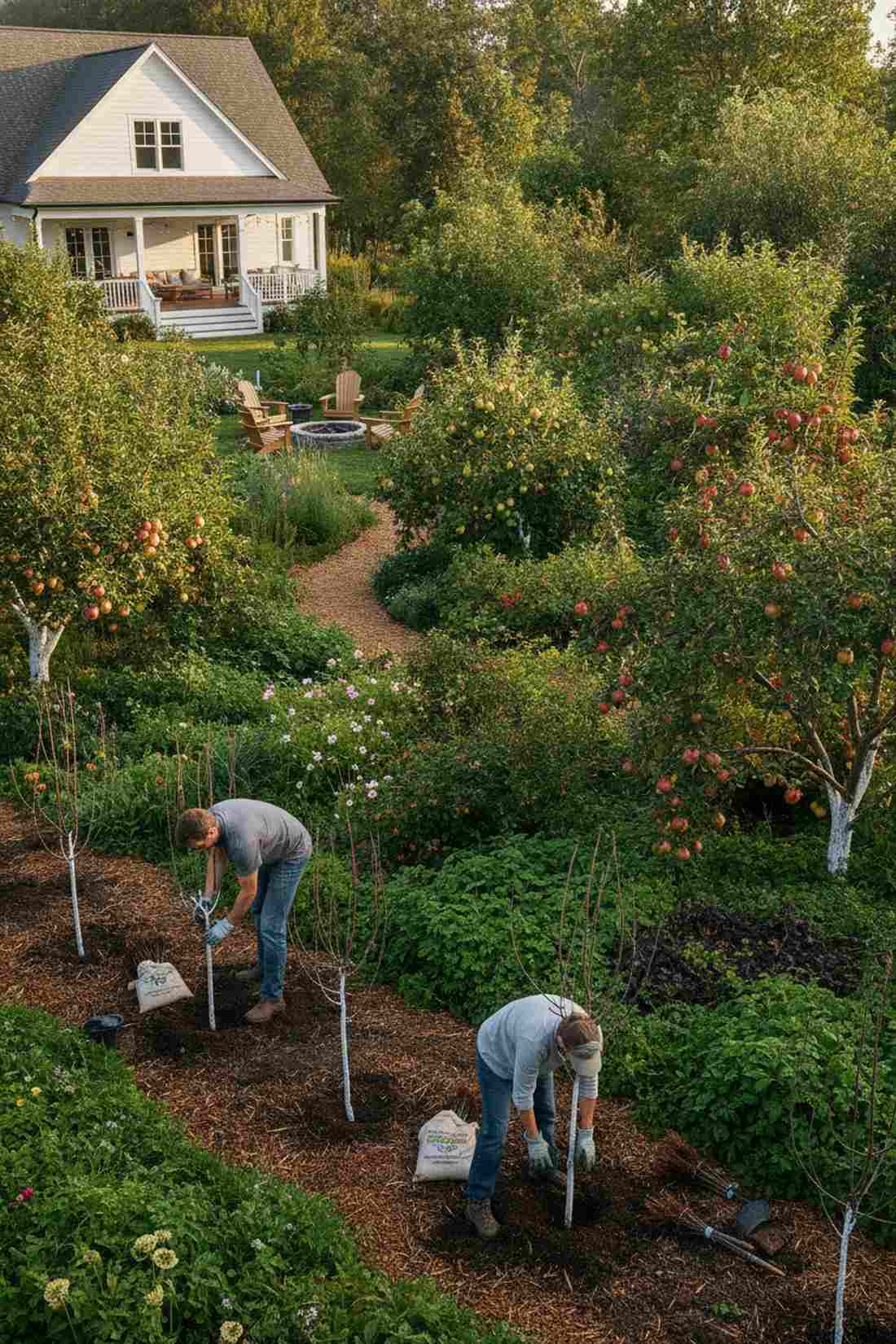 zone three orchard perennials