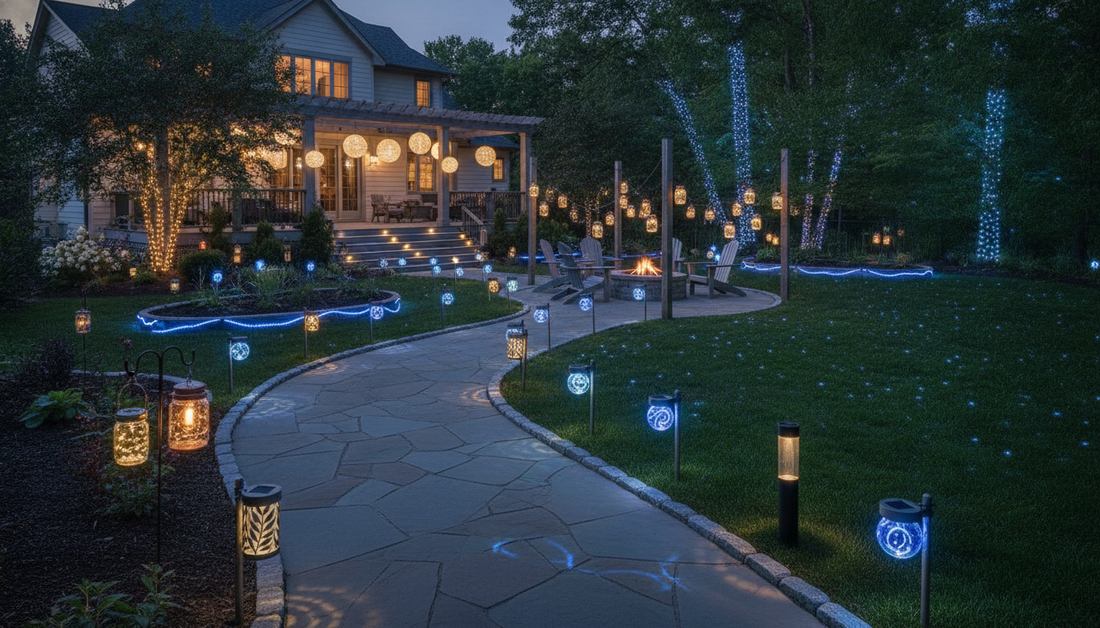 296 unique garden lights vertical