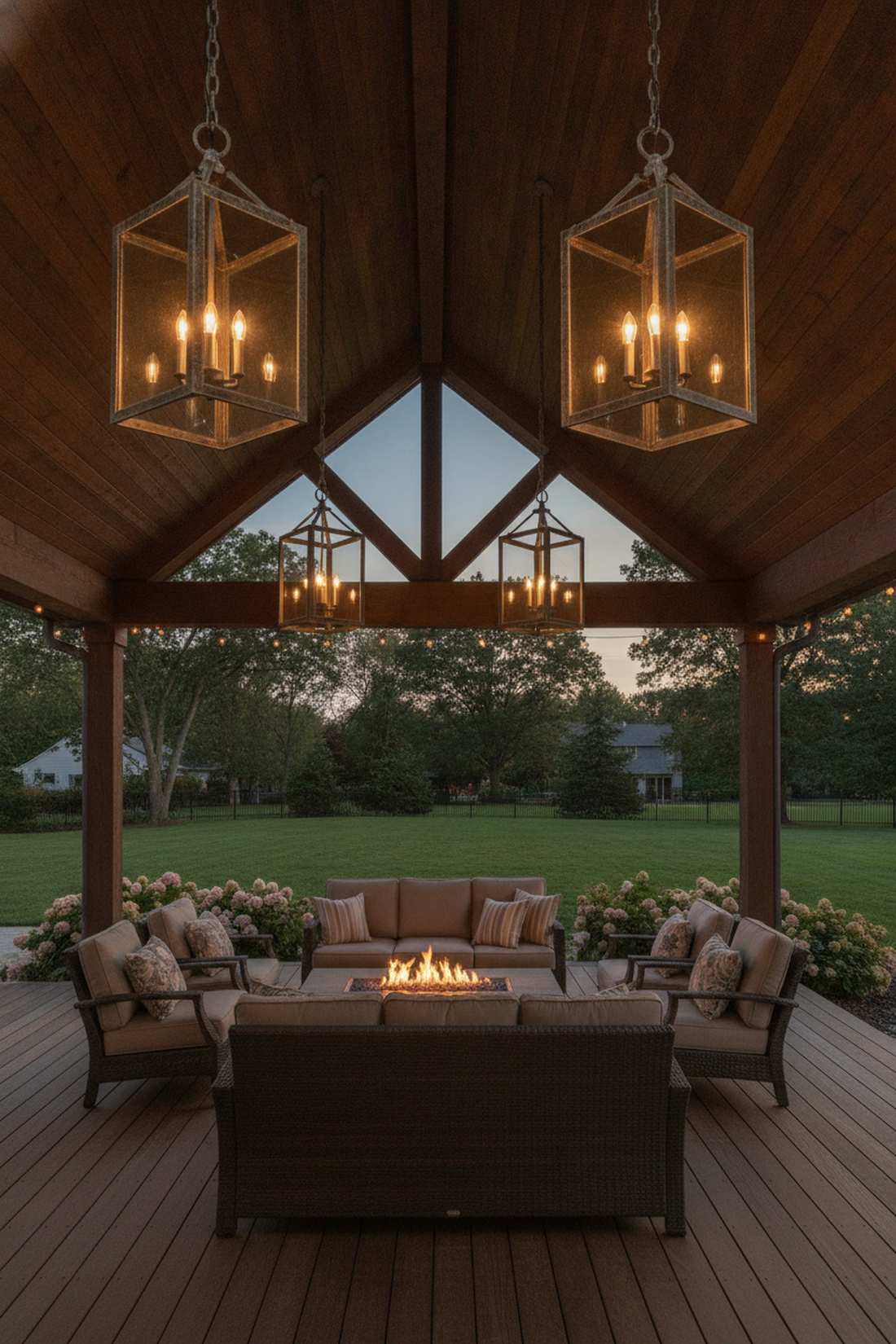 antique bronze hanging lanterns