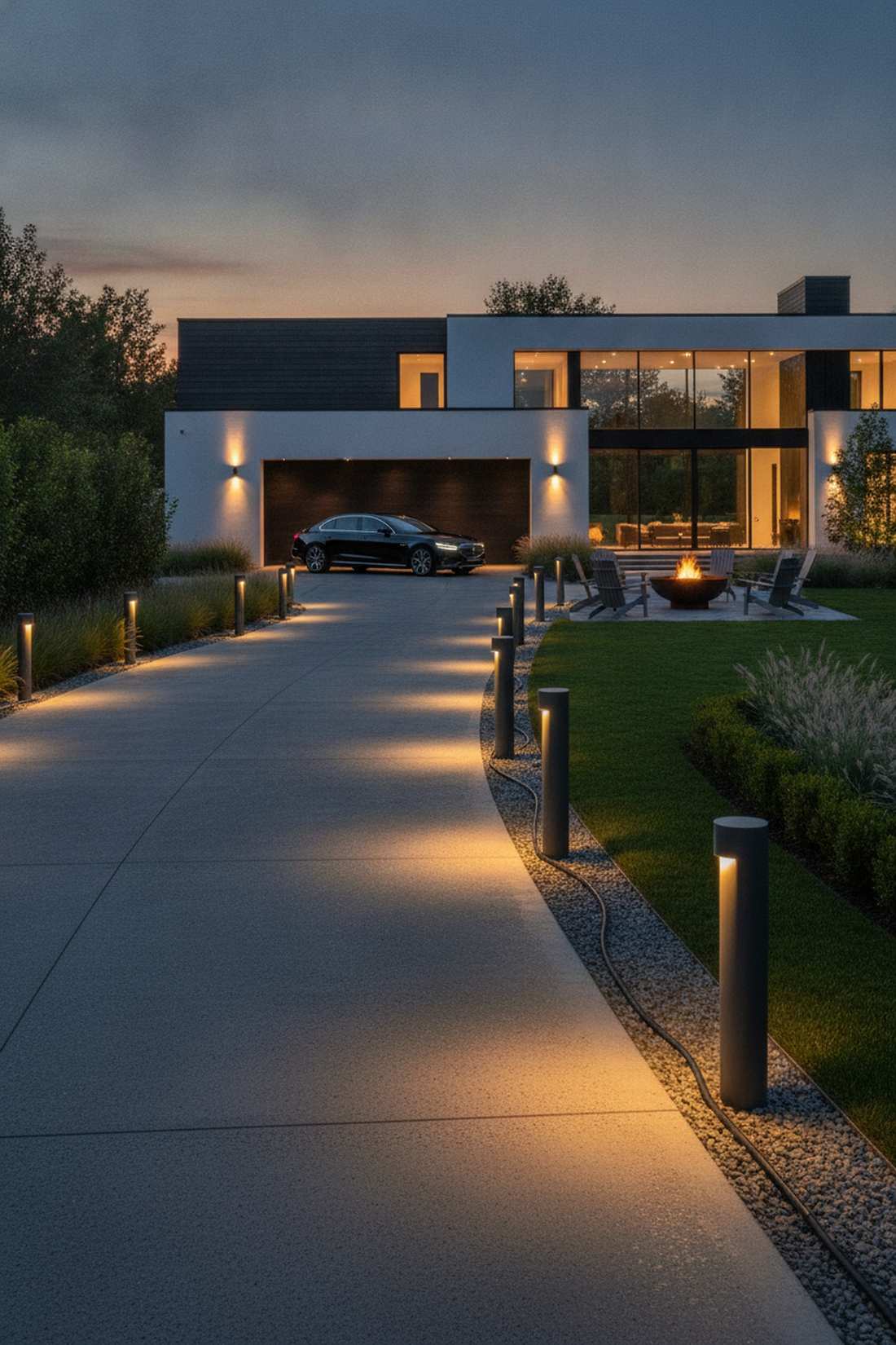bollard lights for driveway edges