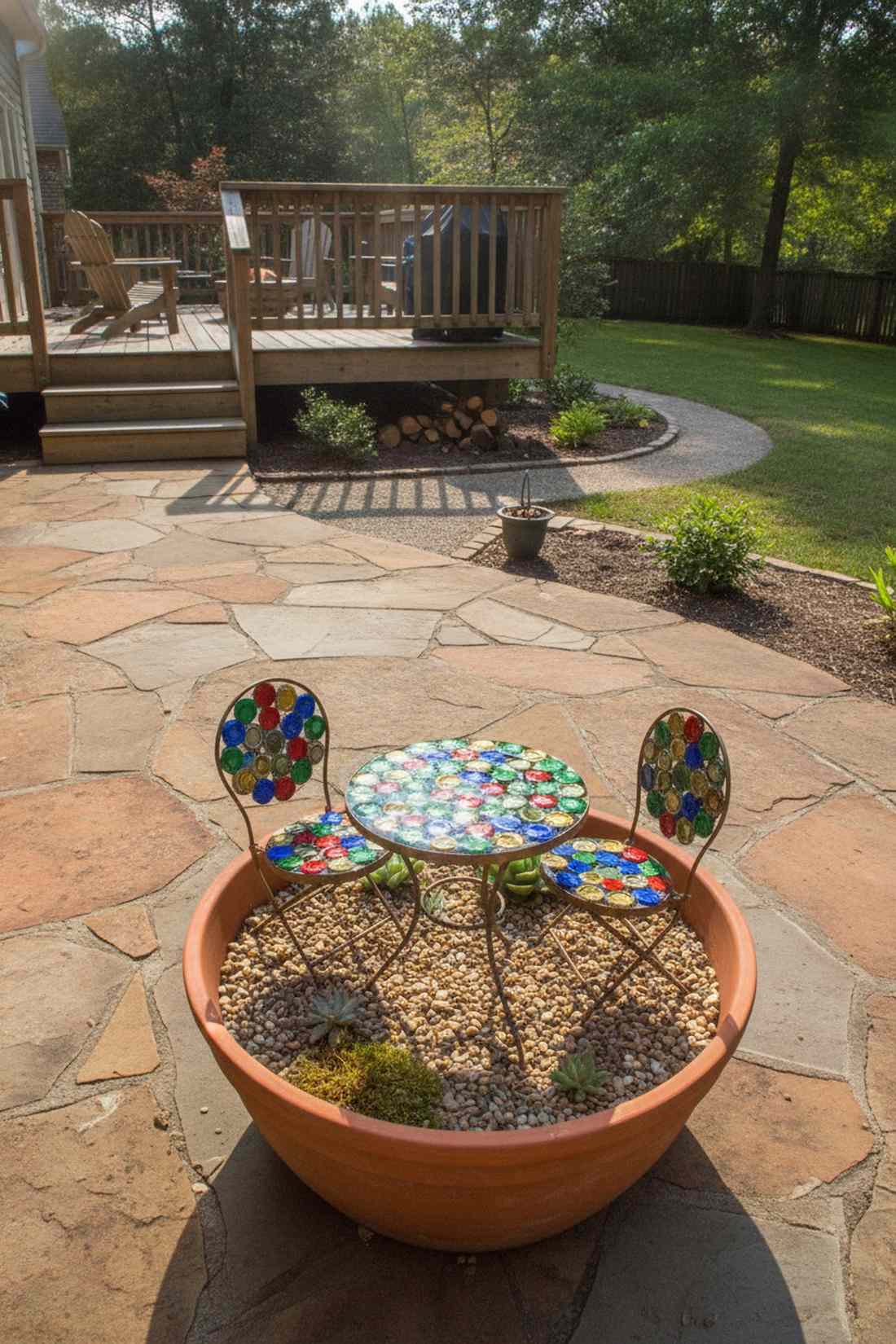 bottle cap bistro sets