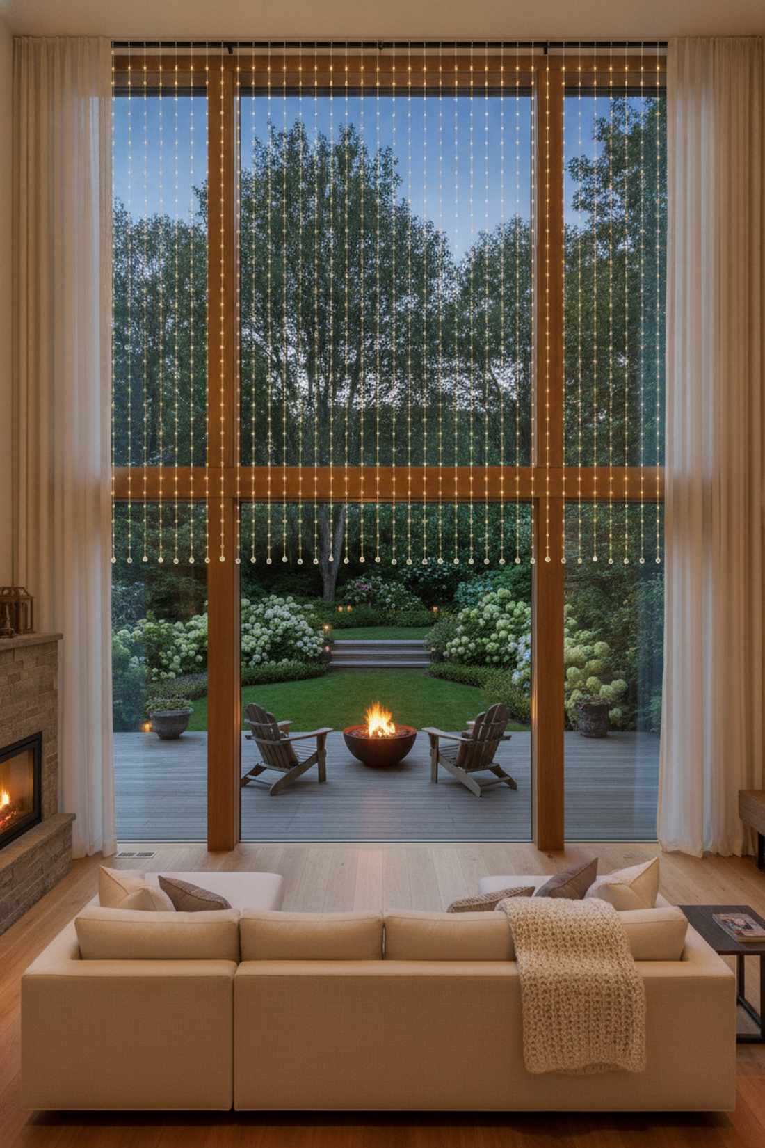 cascading curtain effect