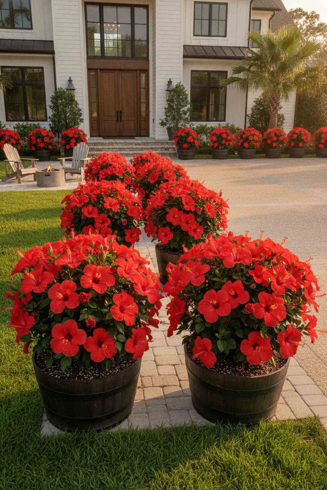 chinese hibiscus brilliant red