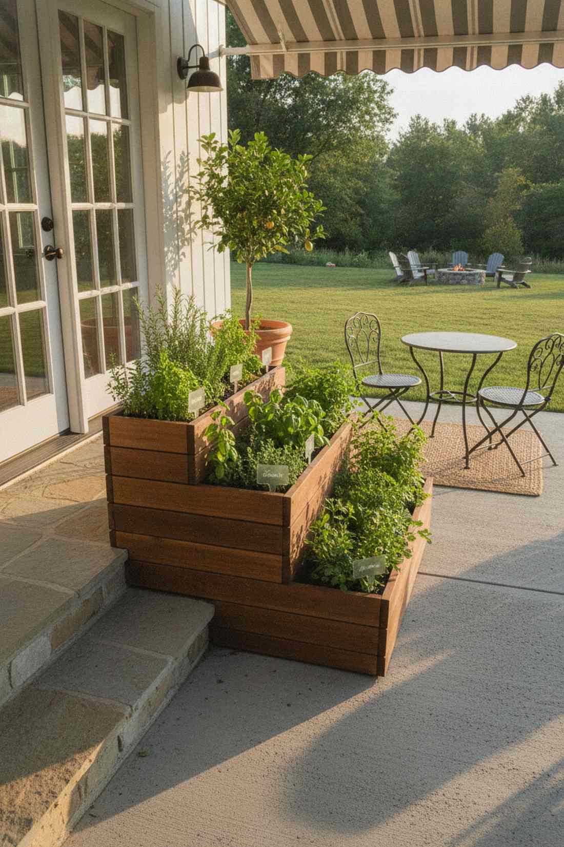 compact 3x6 herb station
