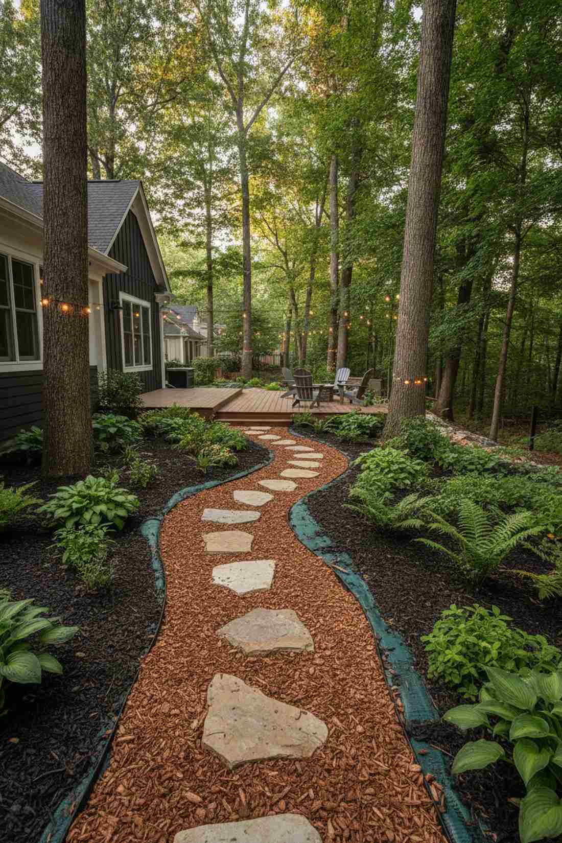 curved border pathways