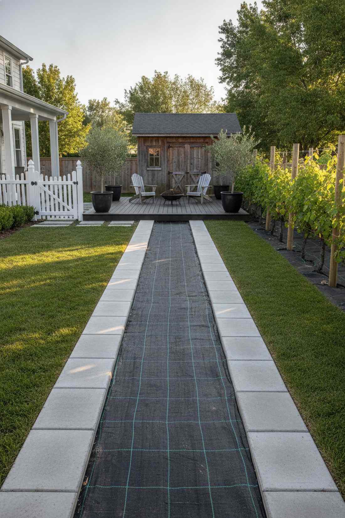 double track parallel configuration