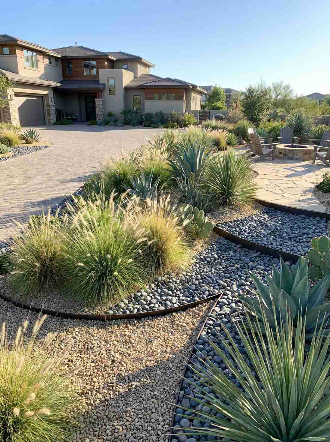 drought tolerant layered borders