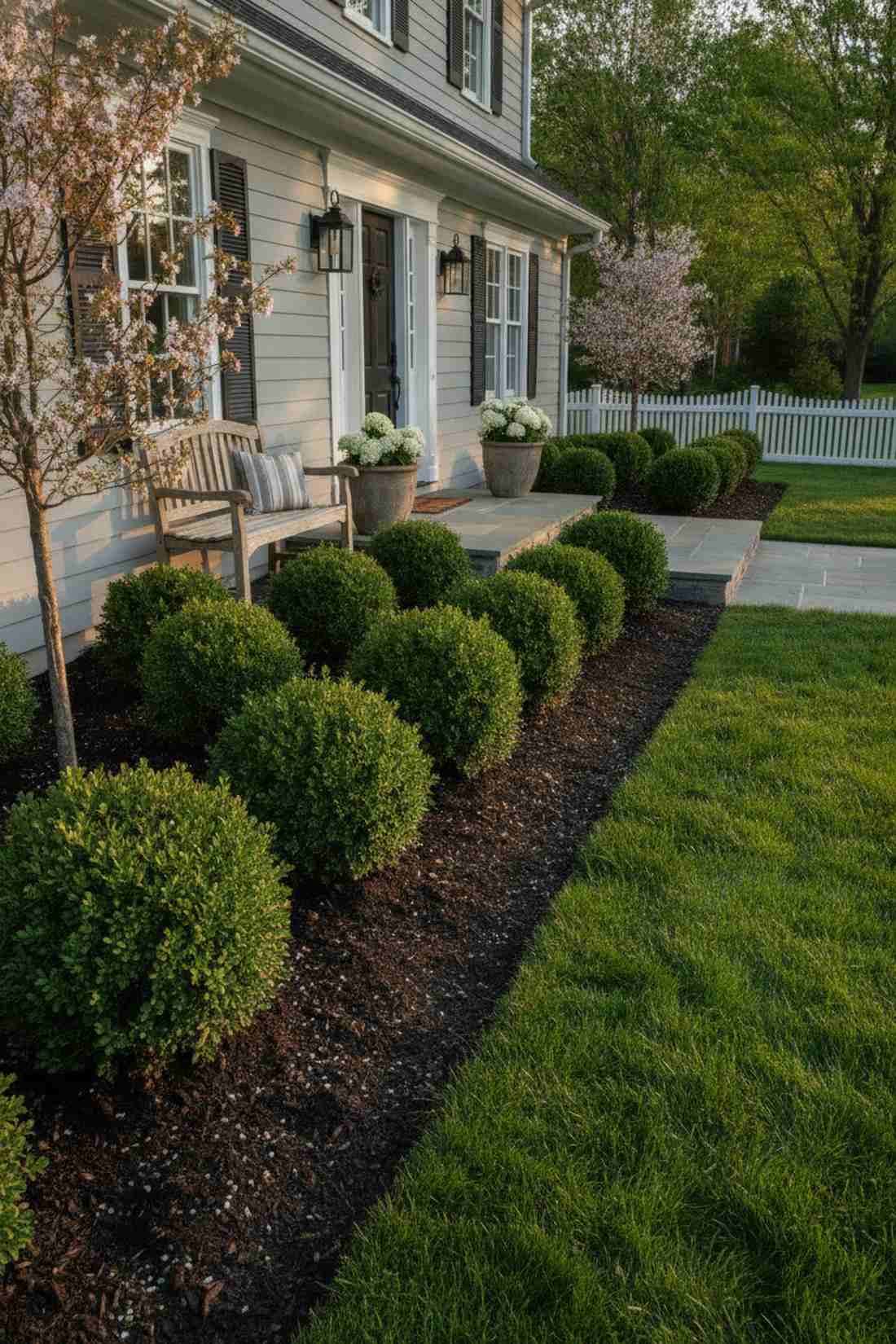 dwarf evergreen foundation hedge