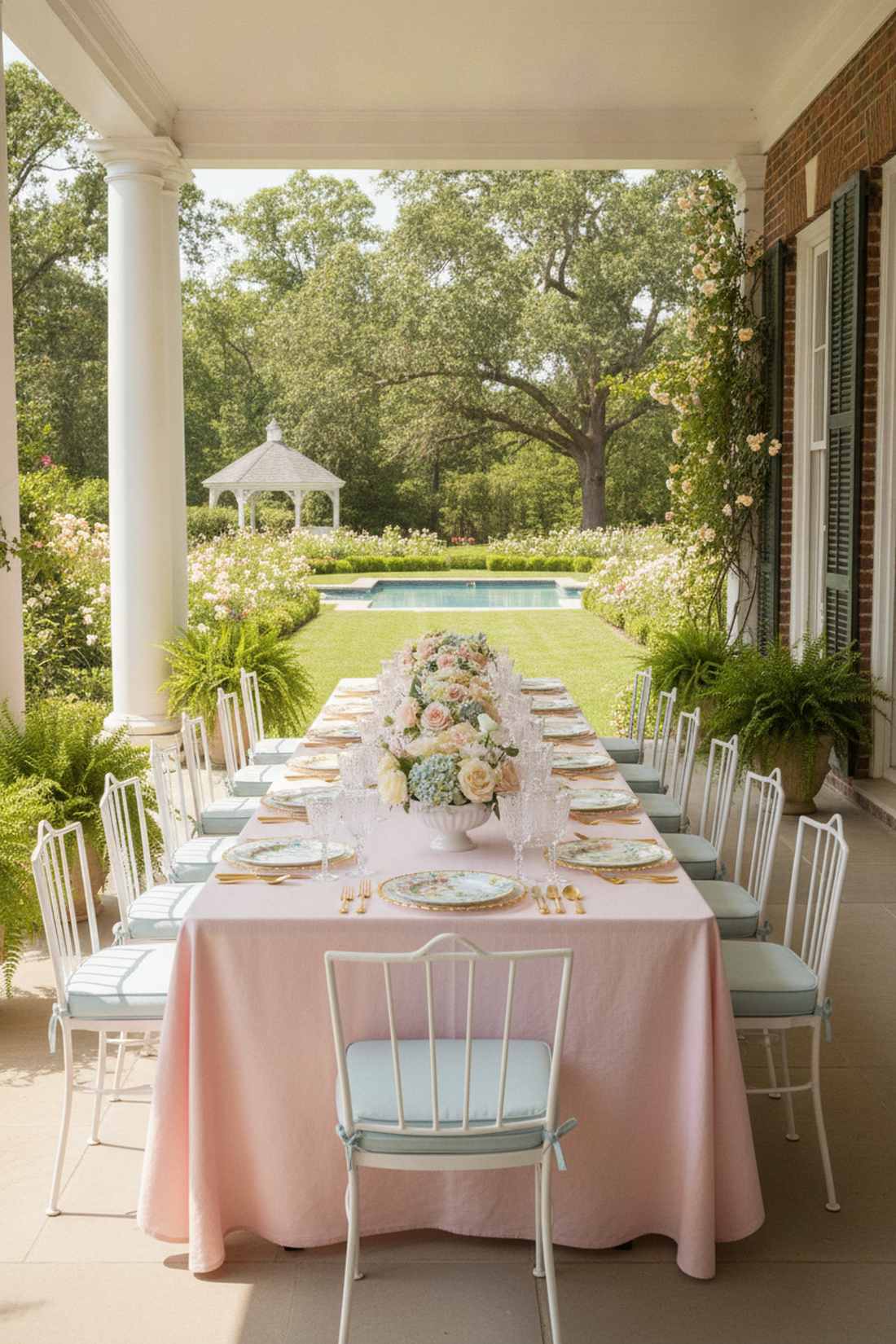 elegant garden party