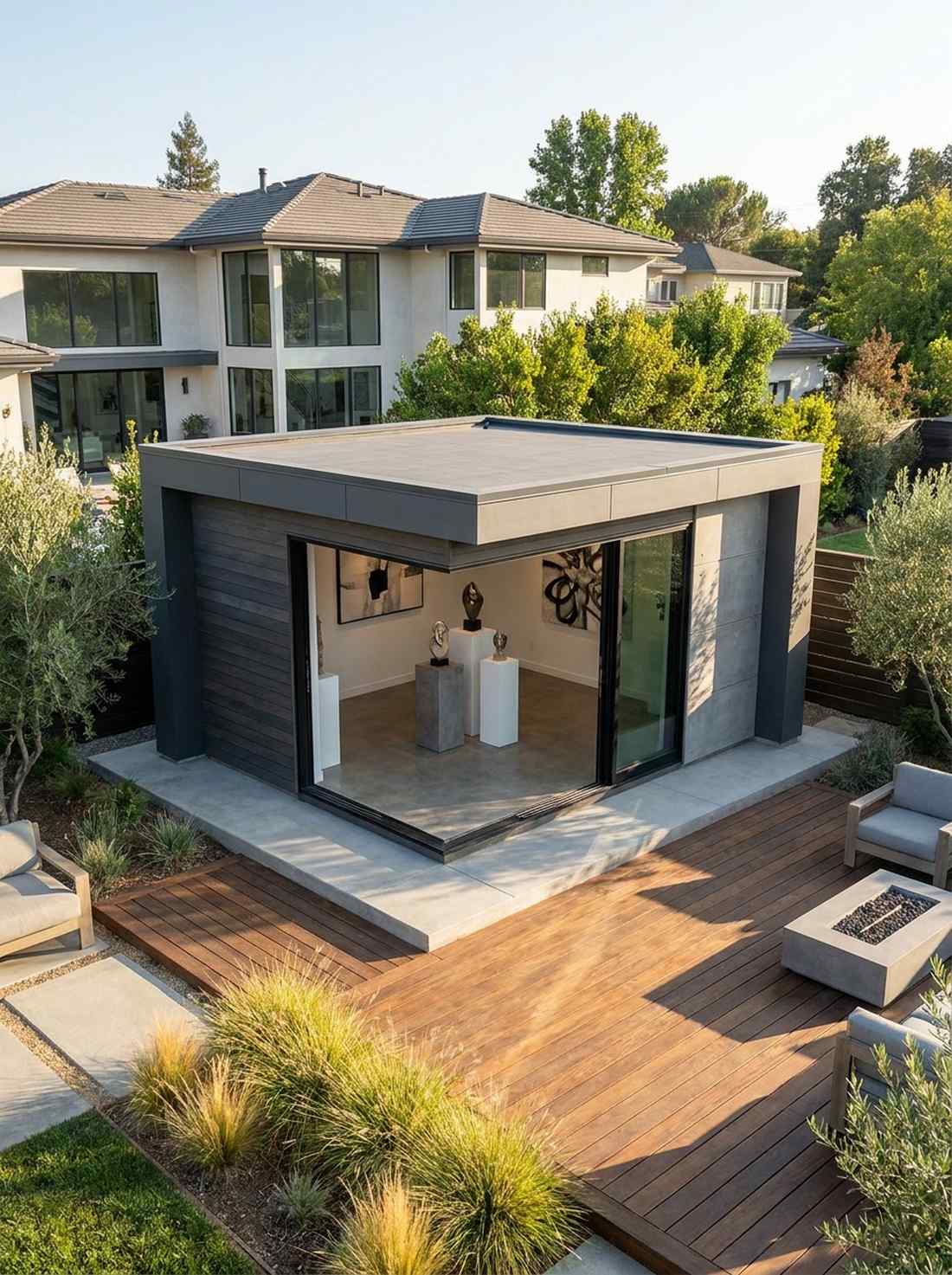 flat roof urban cube
