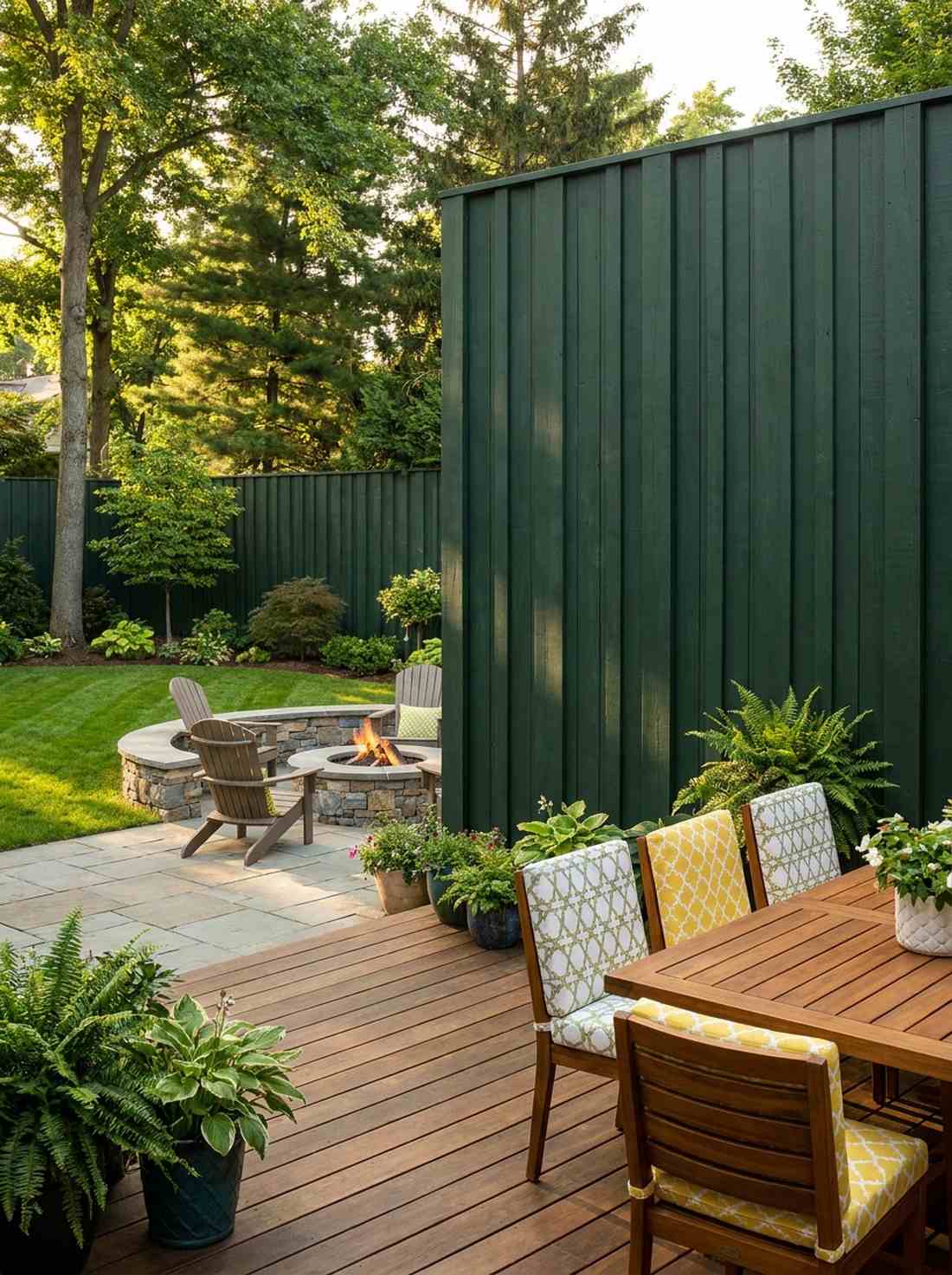 forest green privacy screen