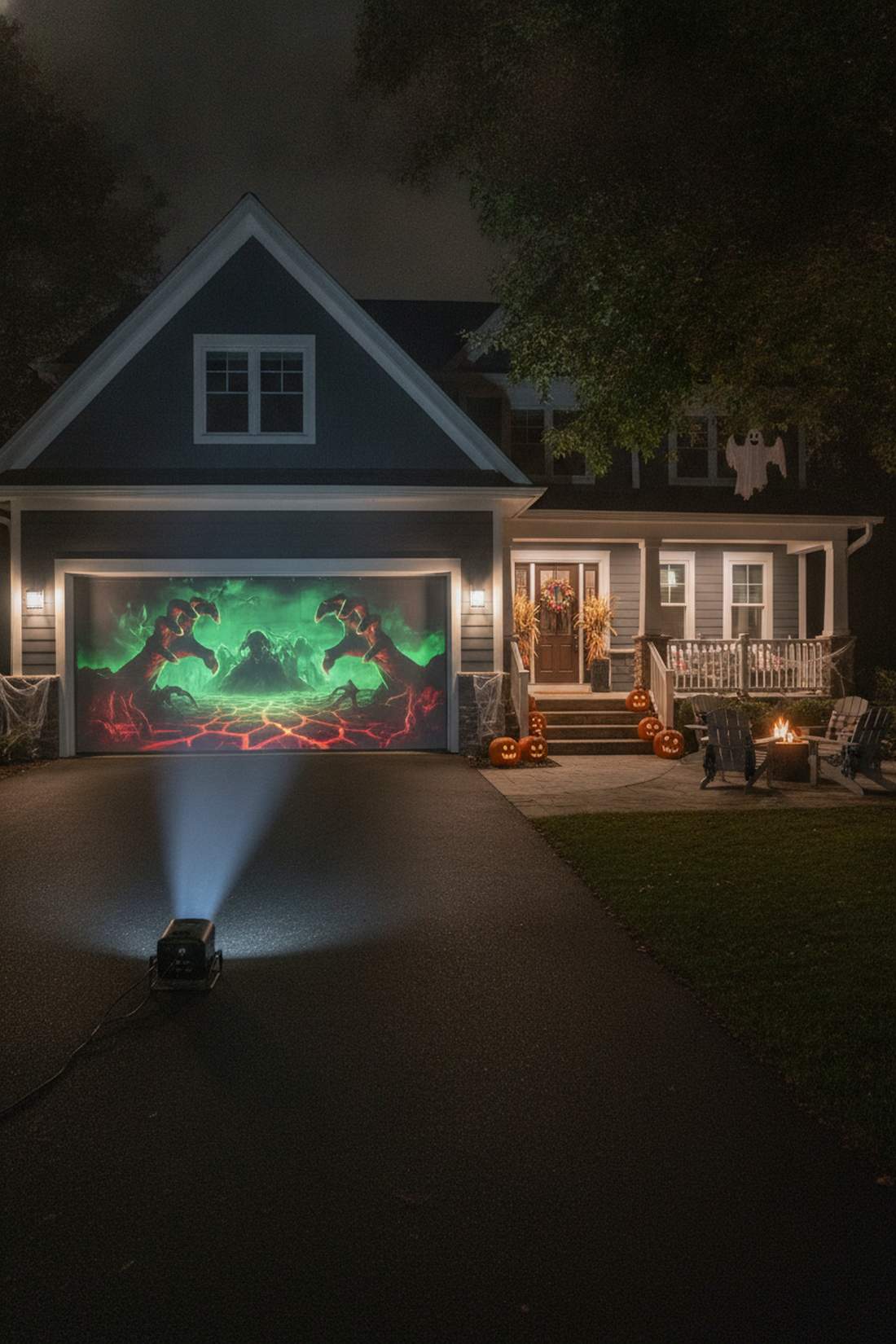 garage door horror scenes