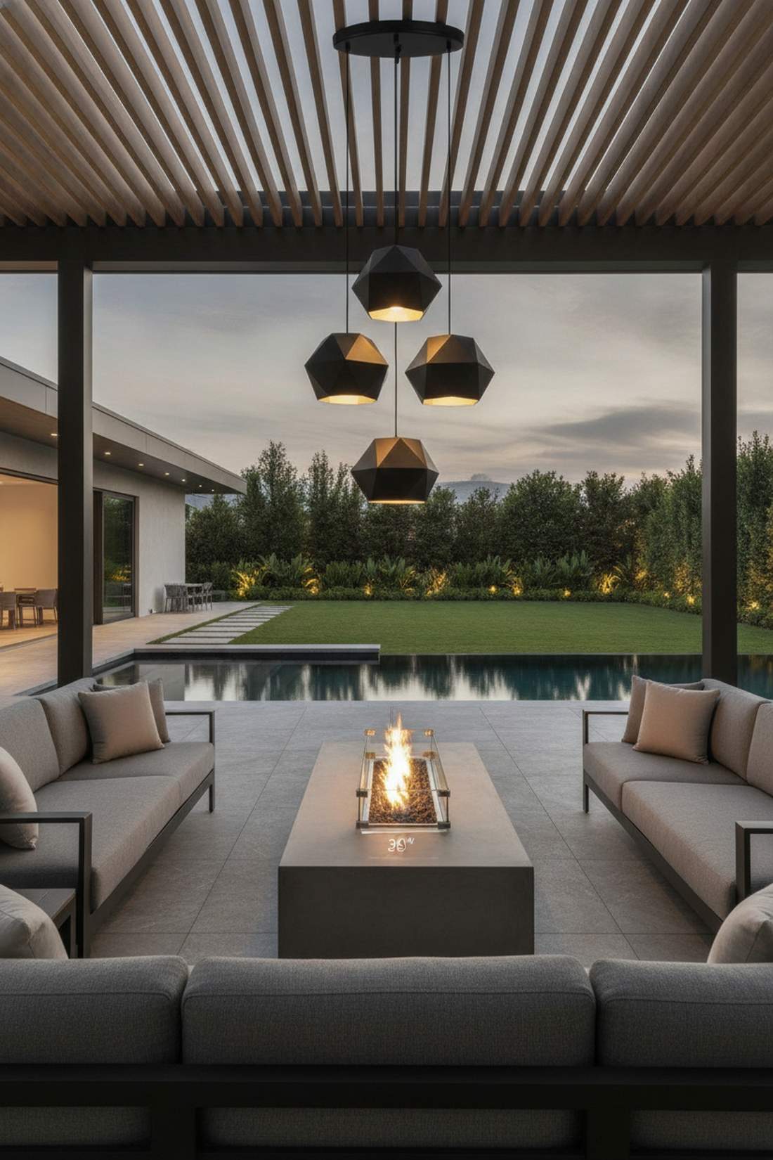geometric pendant clusters