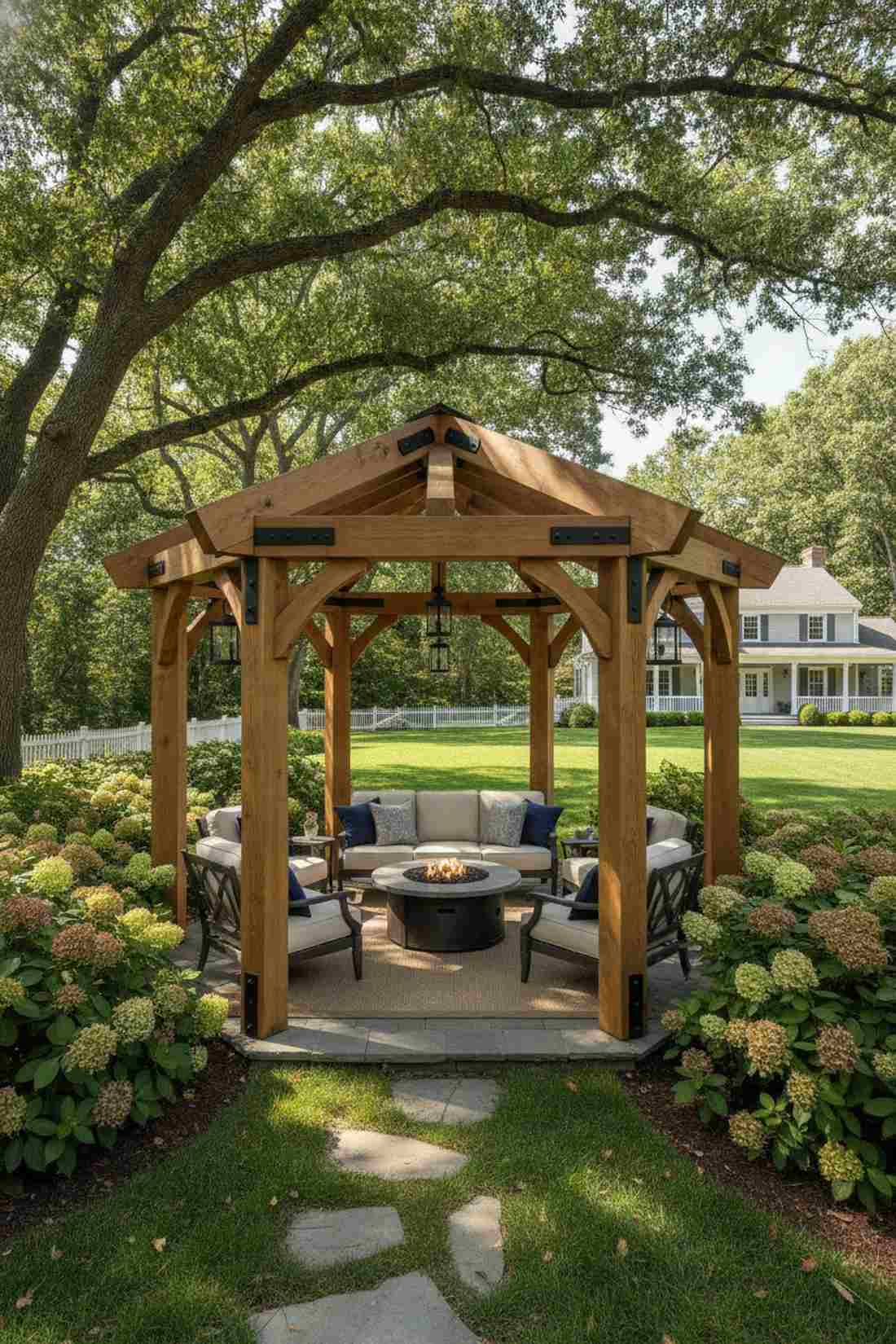 hexagonal timber frame structure