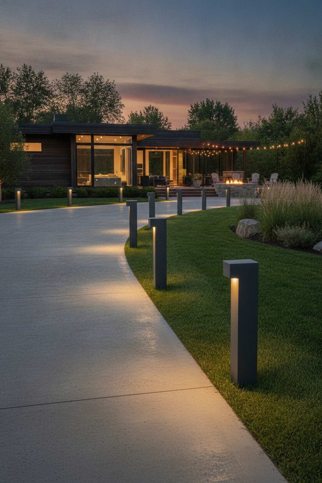medium height bollards