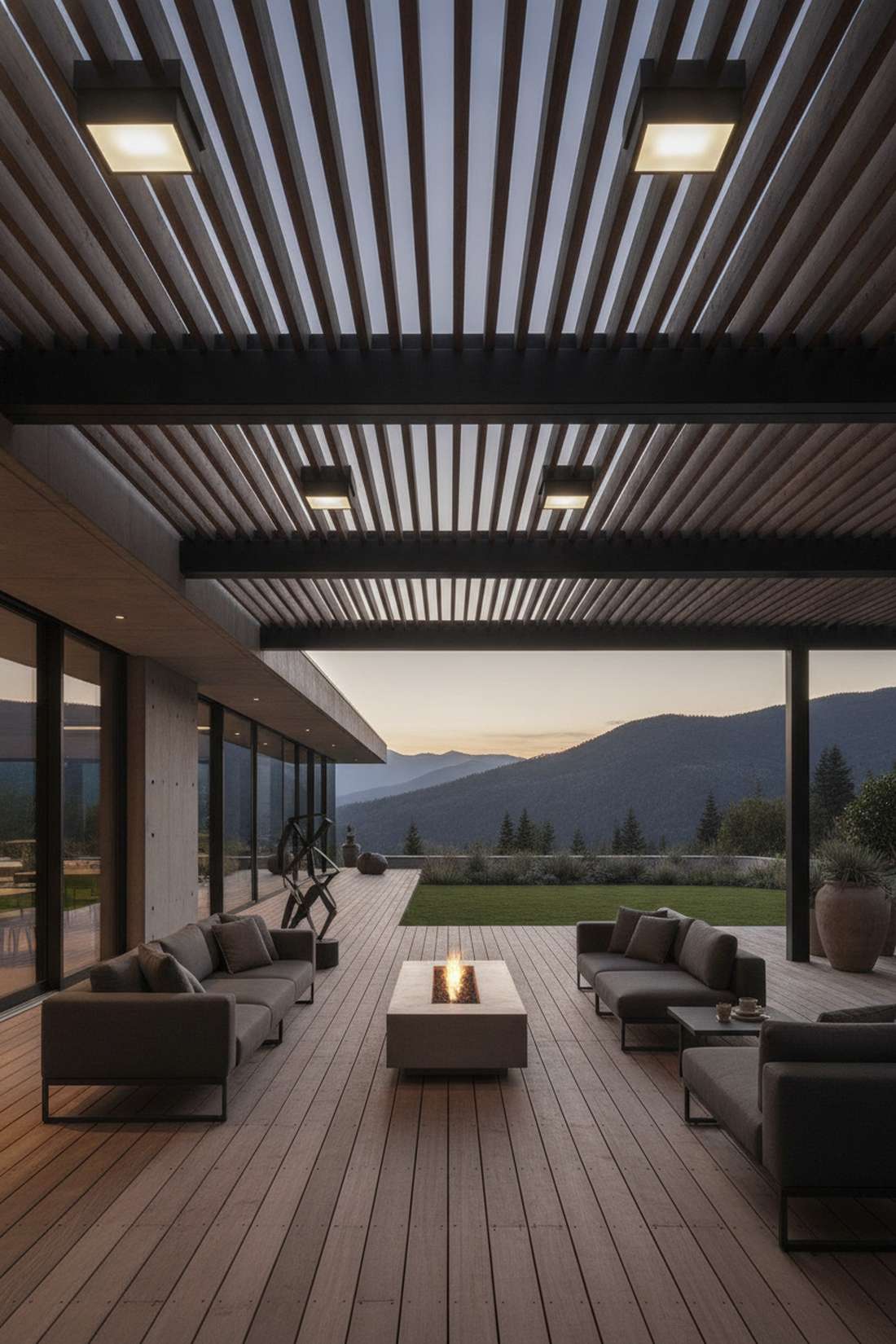 modern square led flush mount
