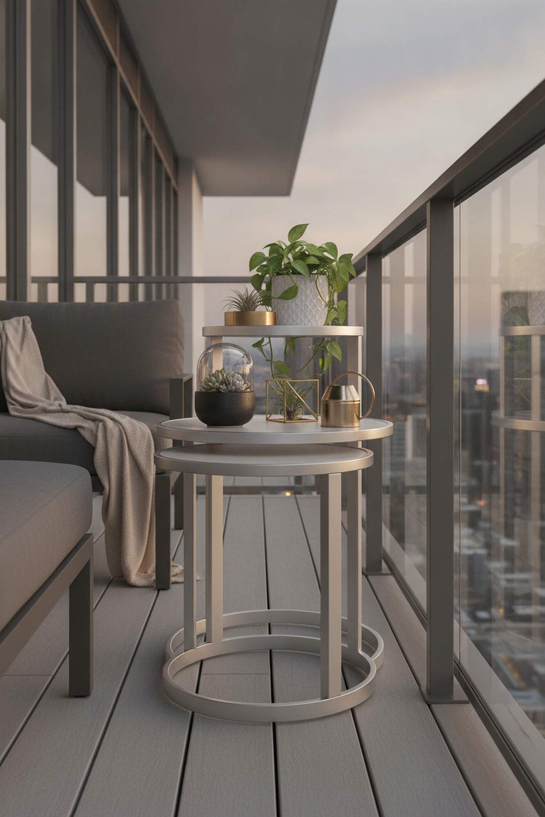 nesting side table trio