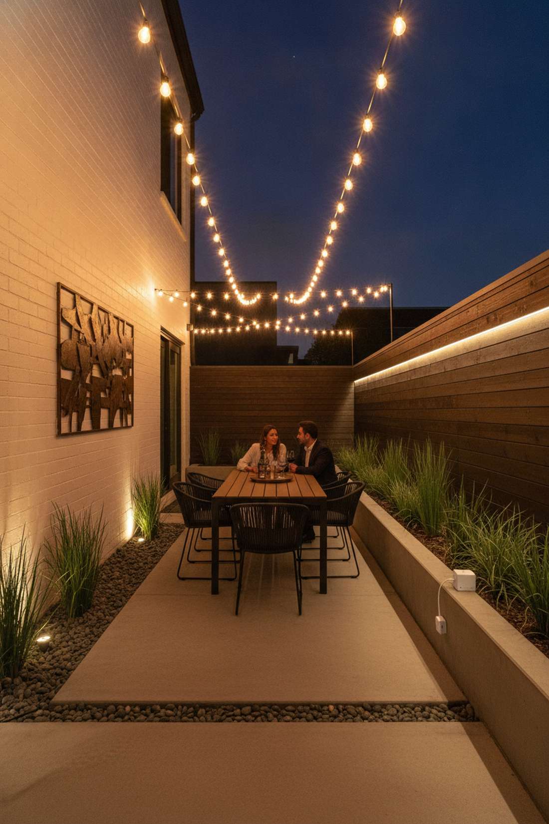 parallel bistro strand layout